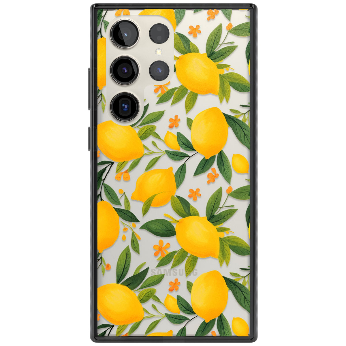 Lemon Grove Samsung S22 Ultra / Samsung S23 Ultra / Samsung S24 Ultra Impact Black Phone Case front