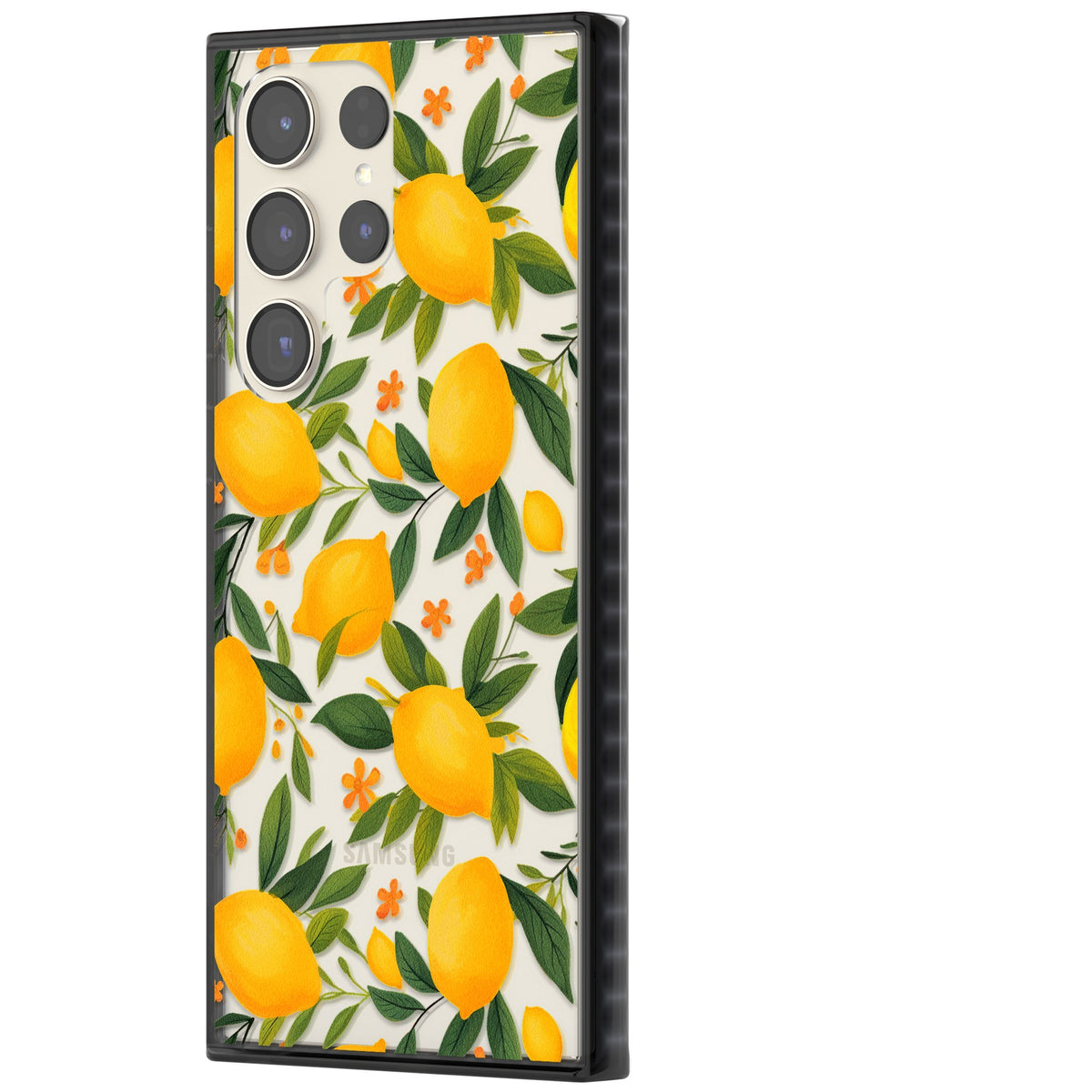 Lemon Grove Samsung S22 Ultra / Samsung S23 Ultra / Samsung S24 Ultra Impact Black Phone Case side