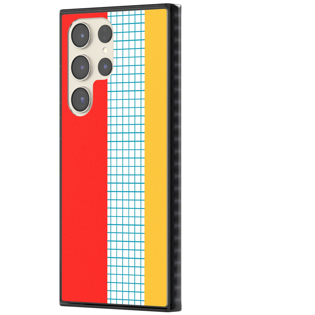 Bauhaus Block Samsung S22 Ultra / Samsung S23 Ultra / Samsung S24 Ultra Impact Black Phone Case side