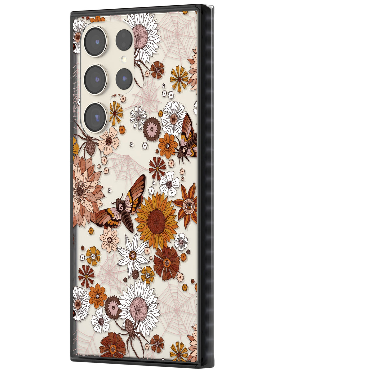 Halloween Wildlife Samsung S22 Ultra / Samsung S23 Ultra / Samsung S24 Ultra Impact Black Phone Case side