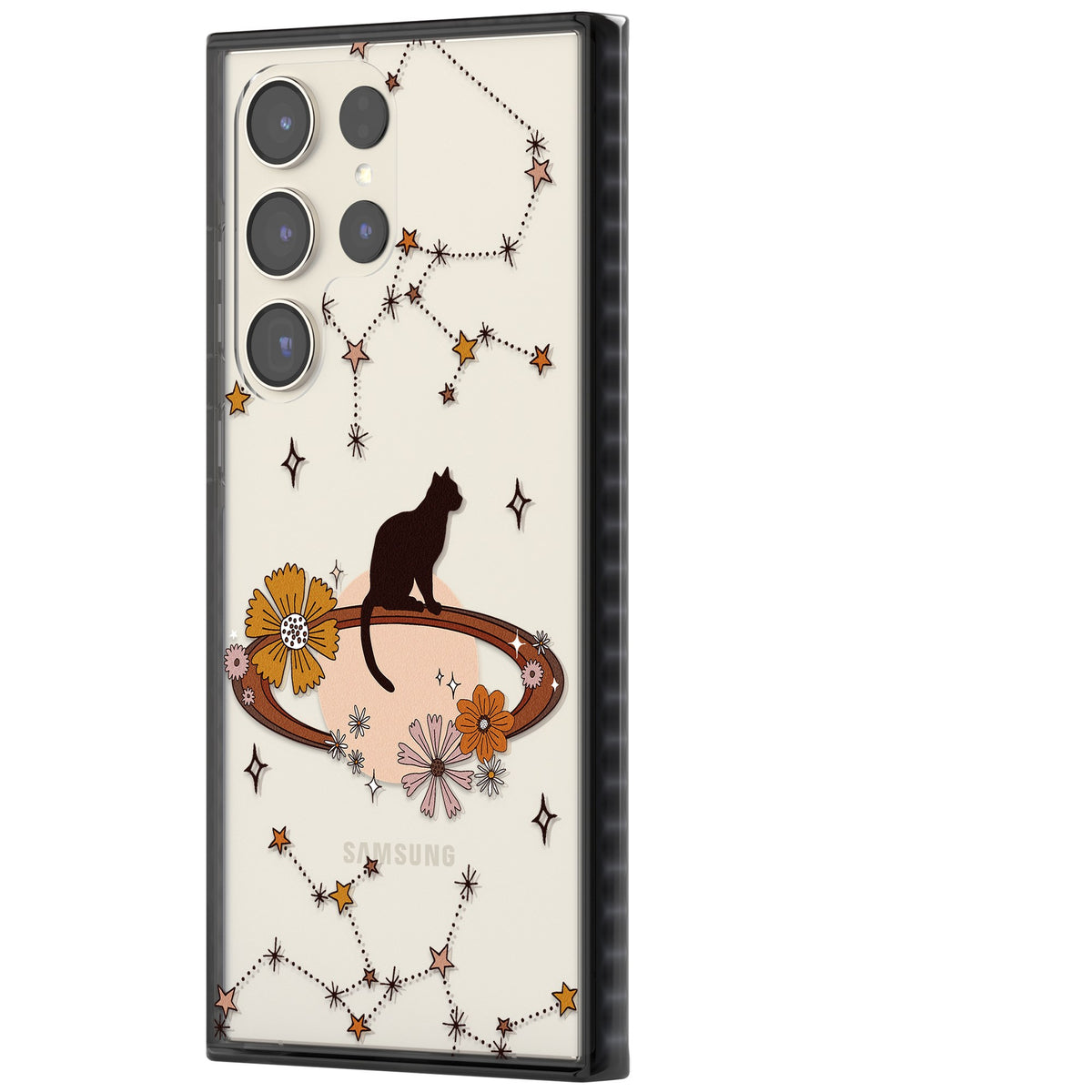 Feline Phenomenon Samsung S22 Ultra / Samsung S23 Ultra / Samsung S24 Ultra Impact Black Phone Case side