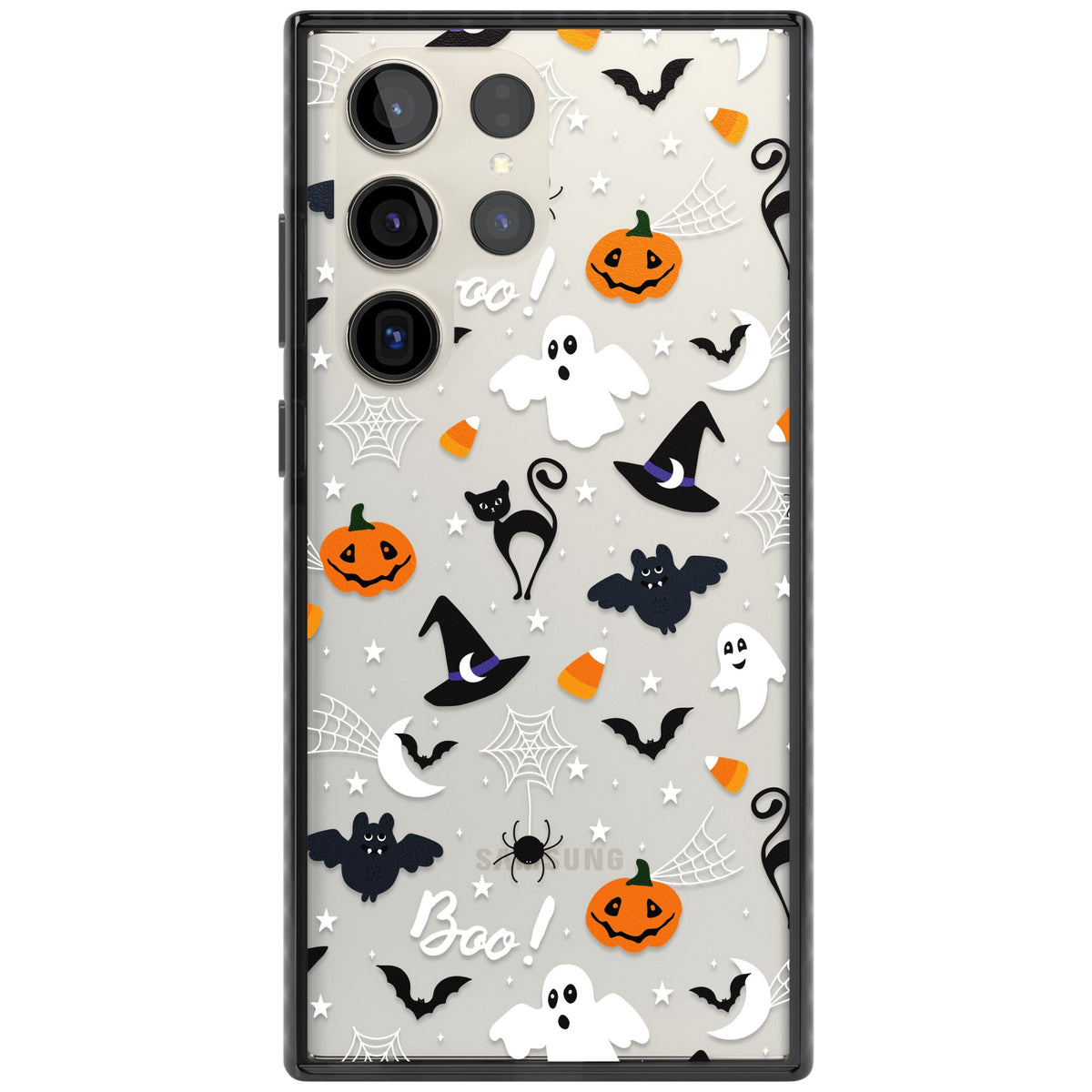 Halloween Mix Samsung S22 Ultra / Samsung S23 Ultra / Samsung S24 Ultra Impact Black Phone Case front
