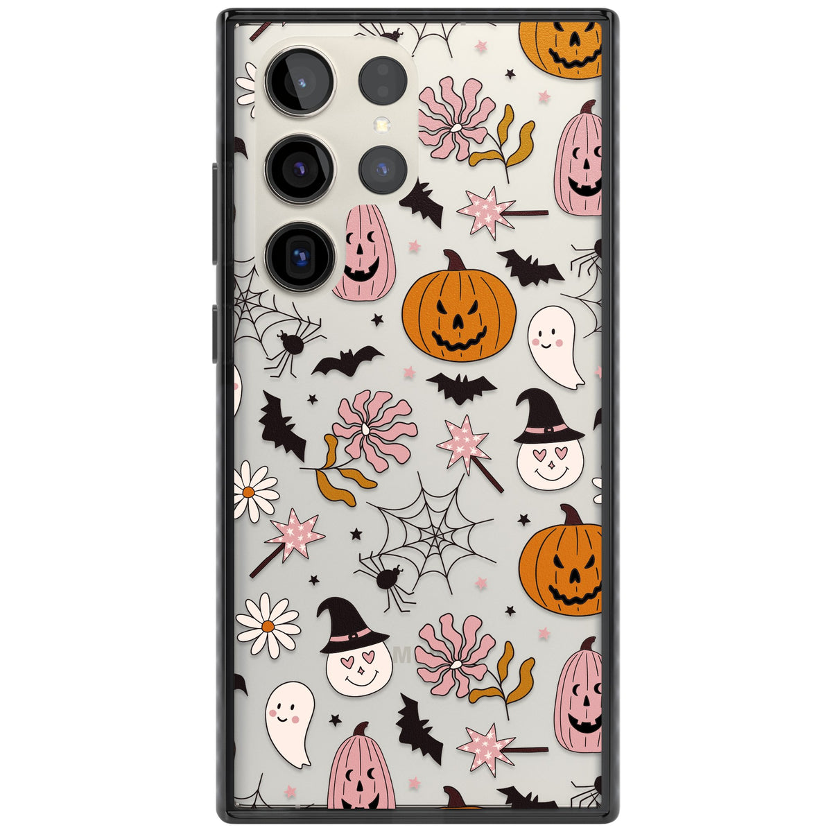 Spooky Mix Samsung S22 Ultra / Samsung S23 Ultra / Samsung S24 Ultra Impact Black Phone Case front