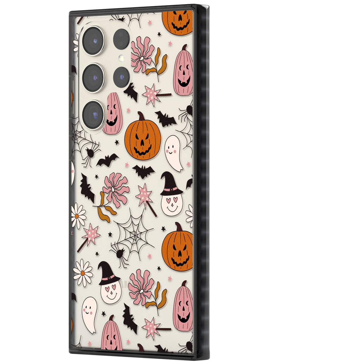 Spooky Mix Samsung S22 Ultra / Samsung S23 Ultra / Samsung S24 Ultra Impact Black Phone Case side