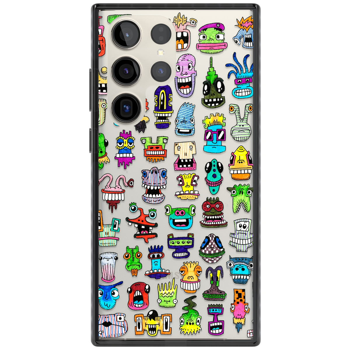 Monster Mash Samsung S22 Ultra / Samsung S23 Ultra / Samsung S24 Ultra Impact Black Phone Case front