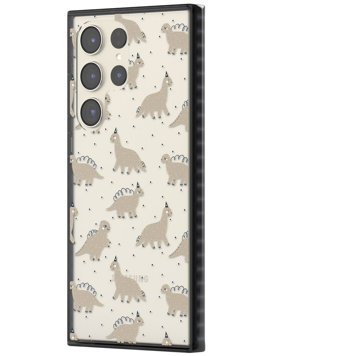 Fossil Friends Samsung S22 Ultra / Samsung S23 Ultra / Samsung S24 Ultra Impact Black Phone Case side