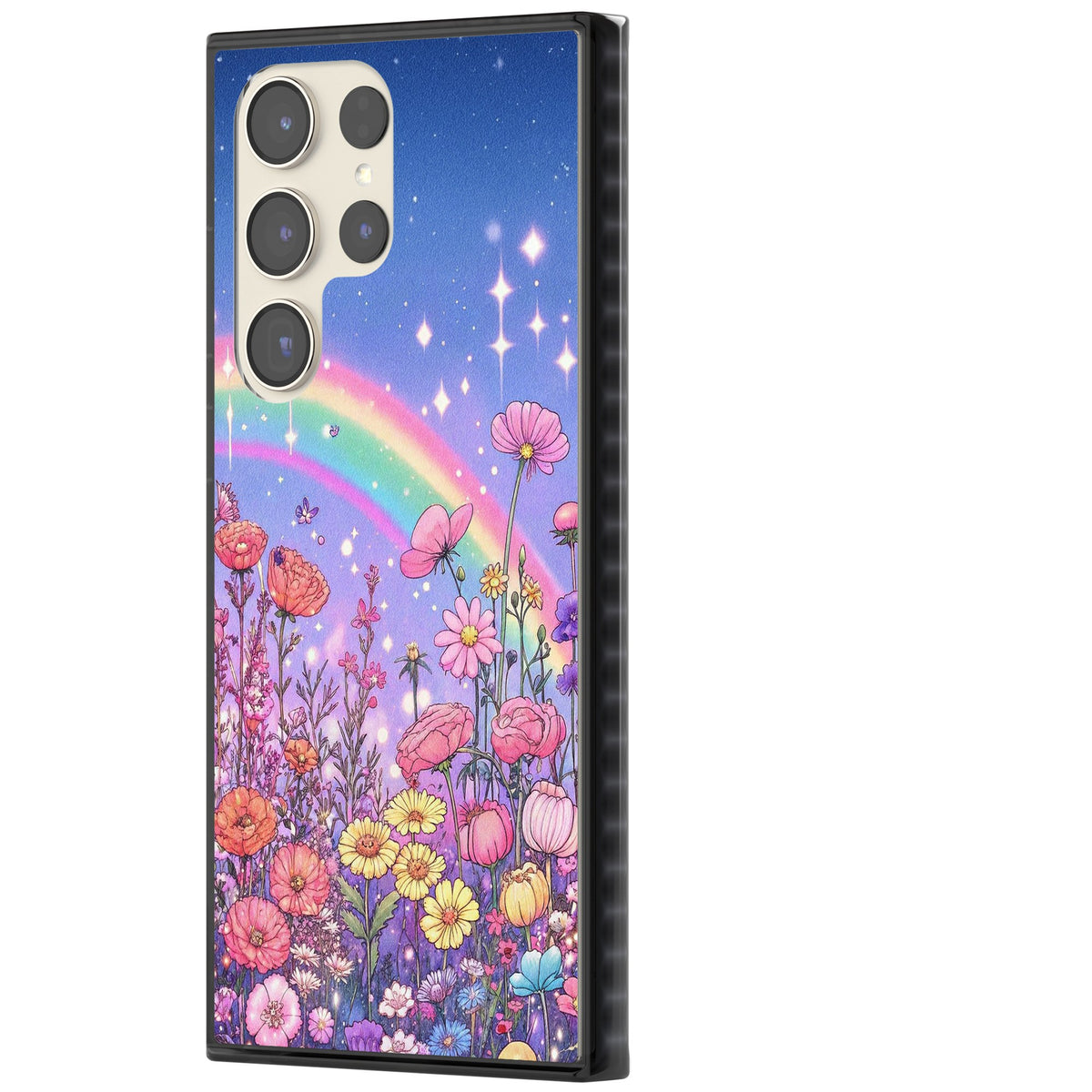 Magical Meadow Samsung S22 Ultra / Samsung S23 Ultra / Samsung S24 Ultra Impact Black Phone Case side