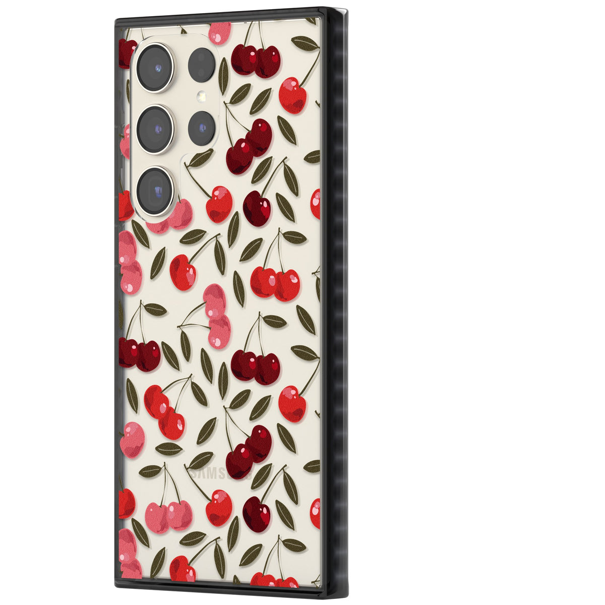 Cherry On Top Samsung S22 Ultra / Samsung S23 Ultra / Samsung S24 Ultra Impact Black Phone Case side