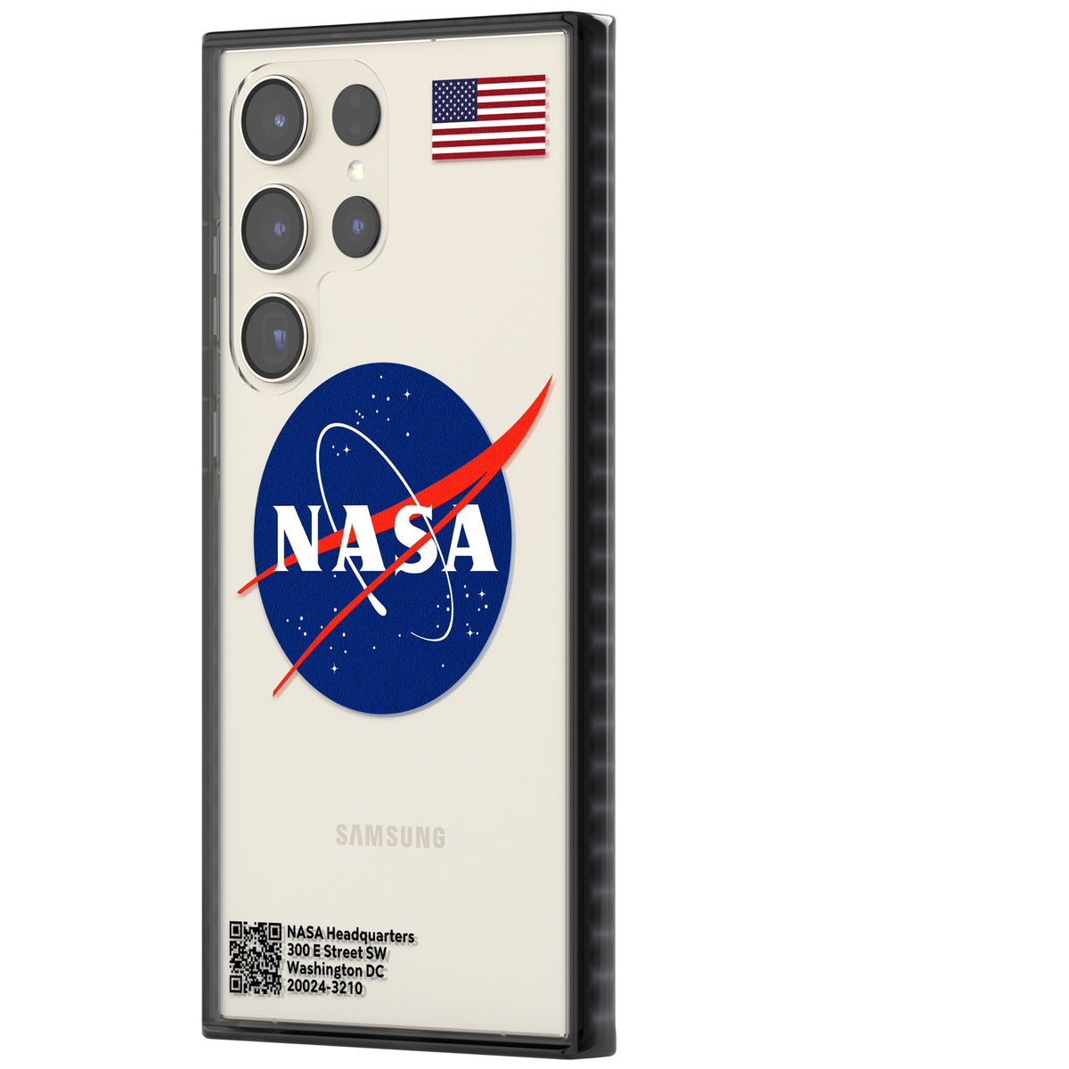 Nasa Meatball Samsung S22 Ultra / Samsung S23 Ultra / Samsung S24 Ultra Impact Black Phone Case side