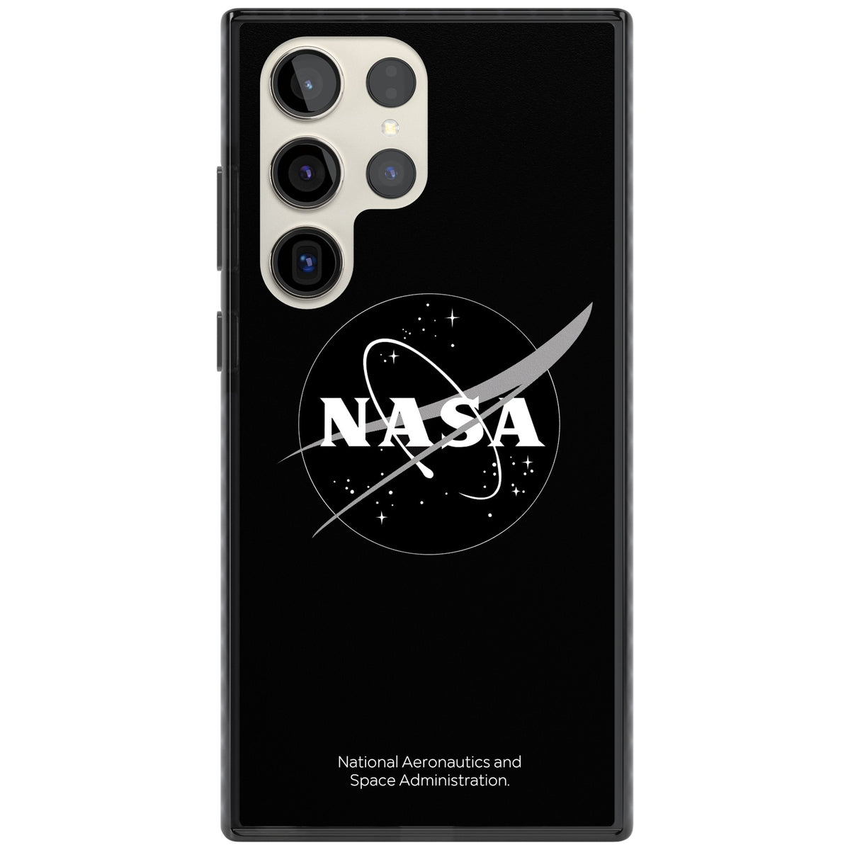 Dark Nasa Meatball Samsung S22 Ultra / Samsung S23 Ultra / Samsung S24 Ultra Impact Black Phone Case front