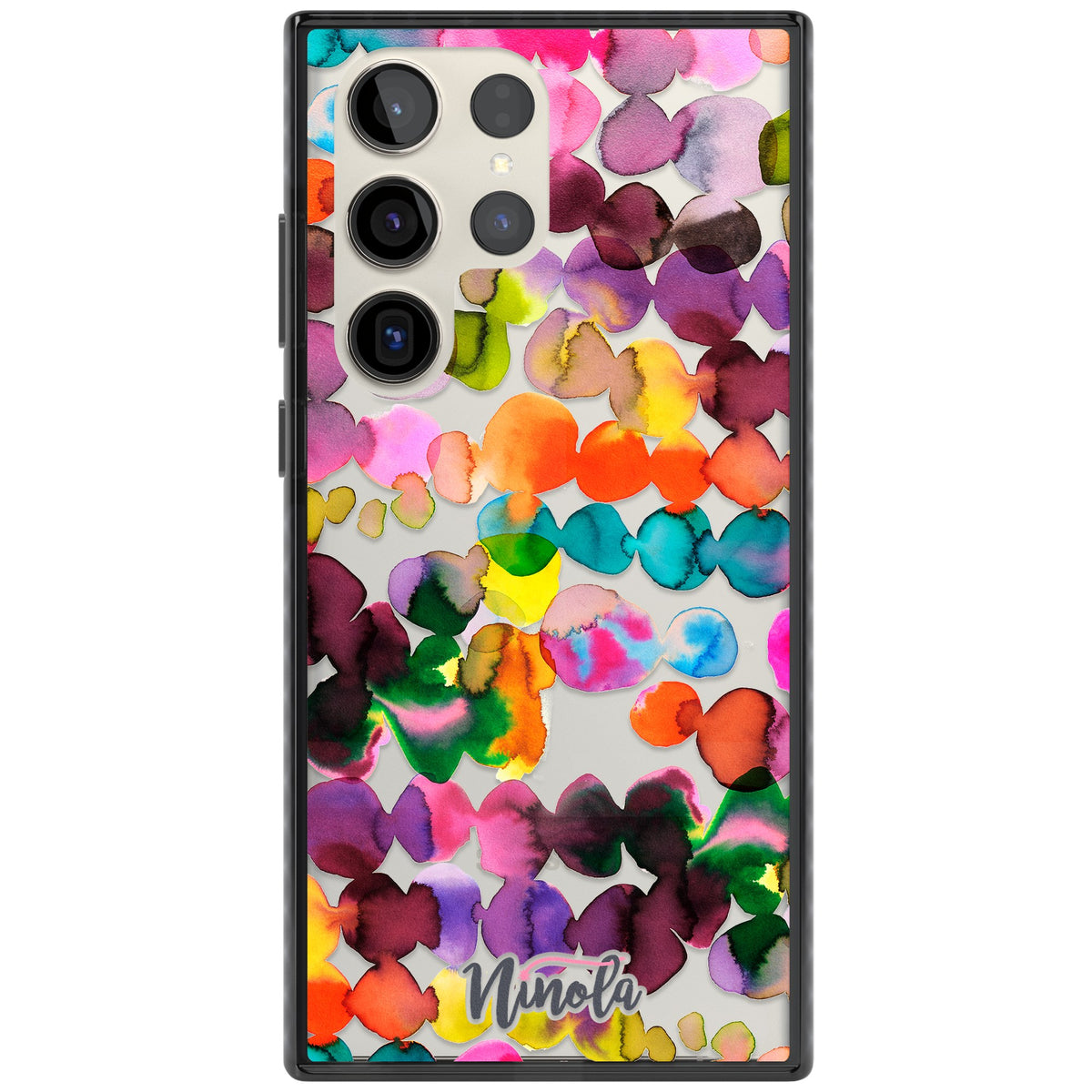 Ink Splash Hues Samsung S22 Ultra / Samsung S23 Ultra / Samsung S24 Ultra Impact Black Phone Case front