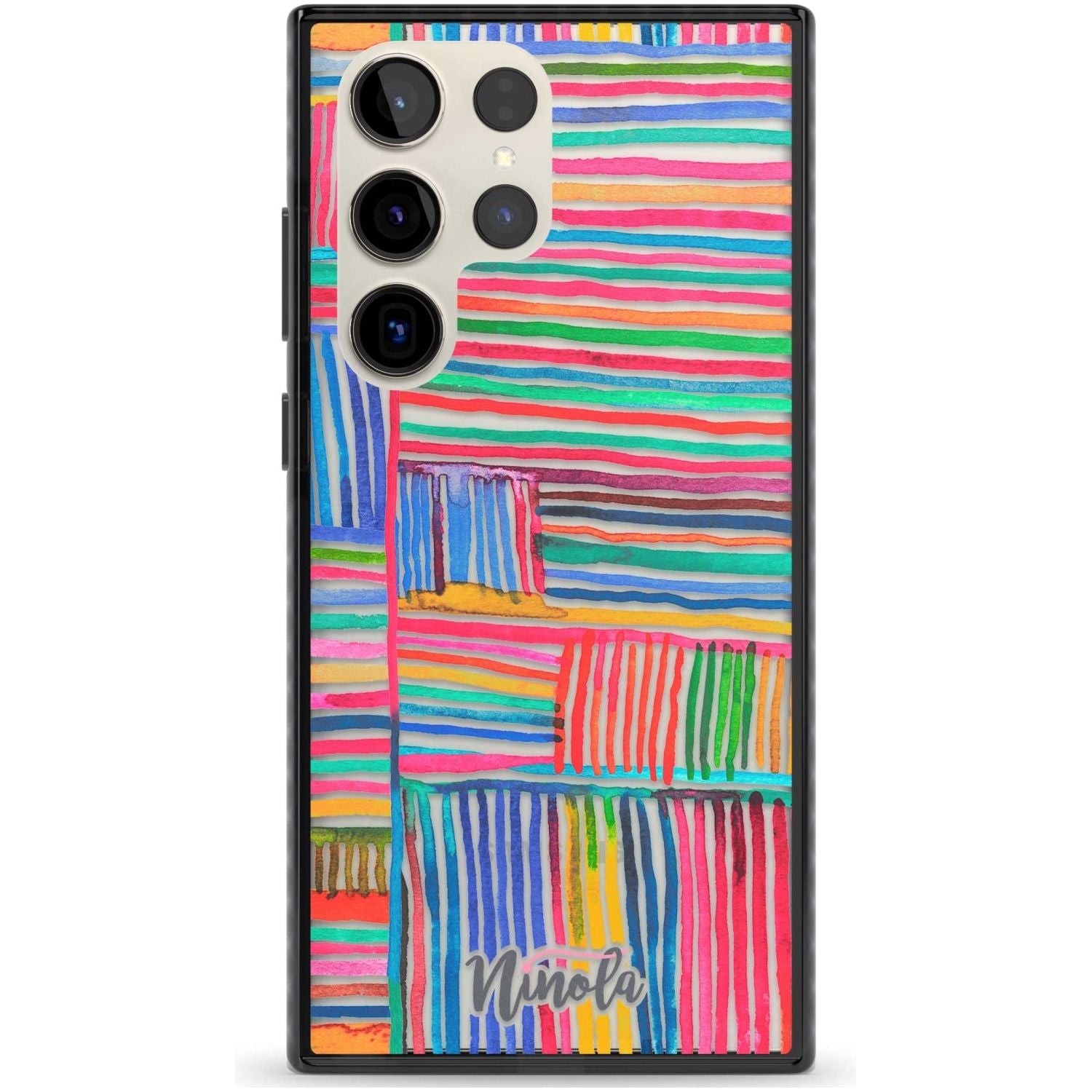 Vibrant Watercolor Lines