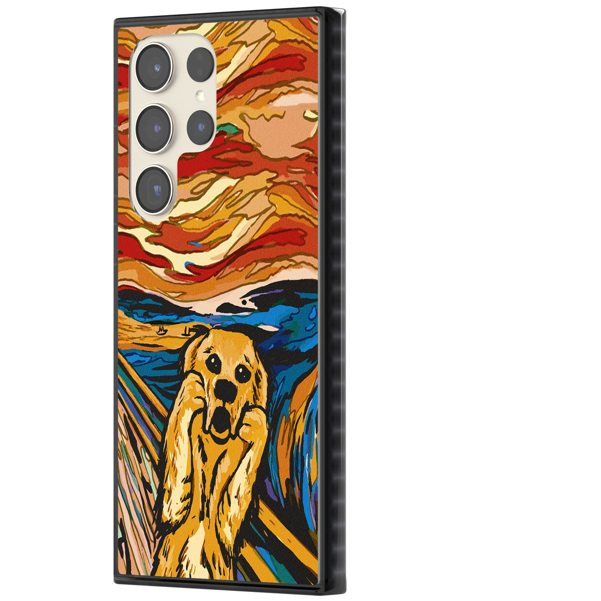 The Bark Samsung S22 Ultra / Samsung S23 Ultra / Samsung S24 Ultra Impact Black Phone Case side