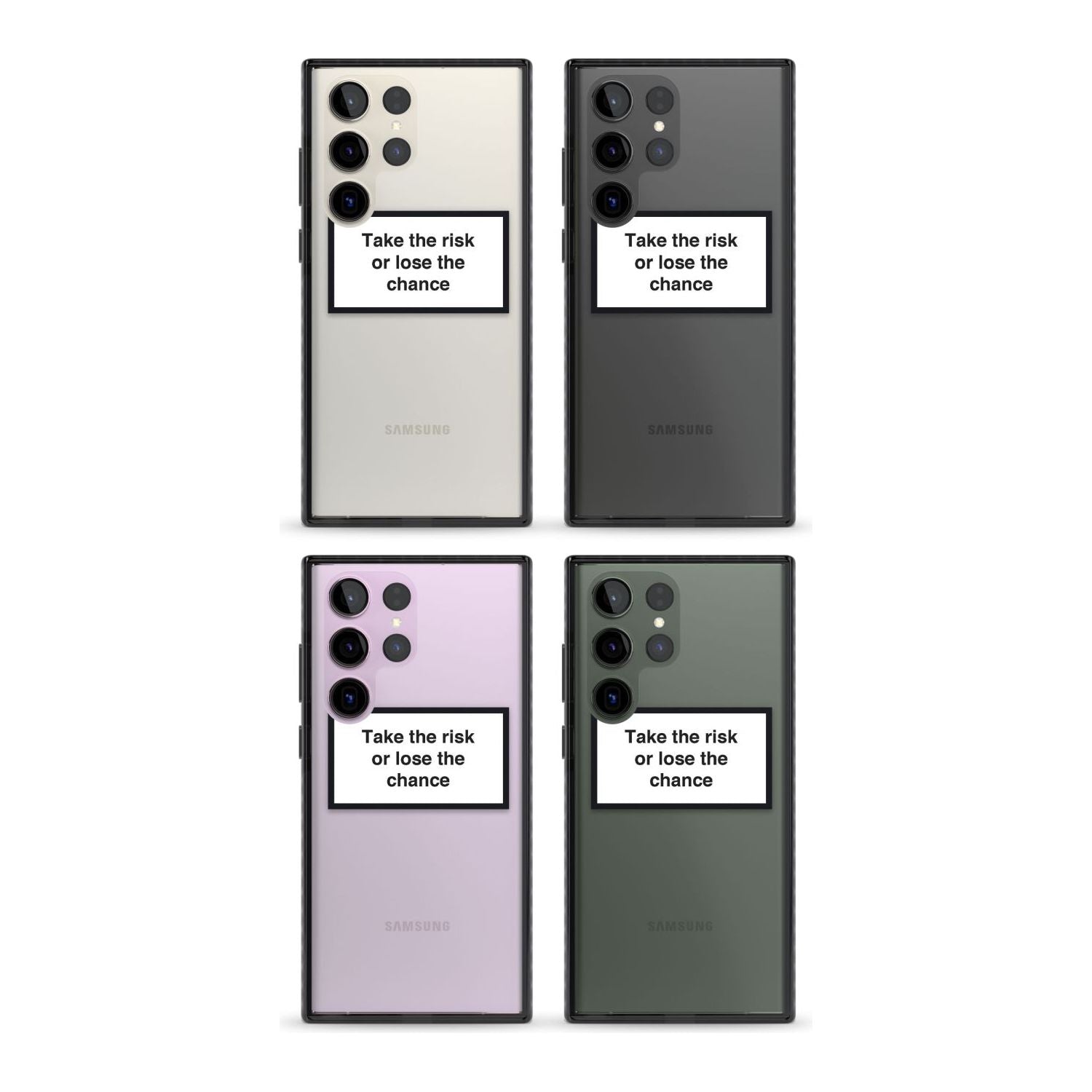 Take The Risk Or Lose The Chance