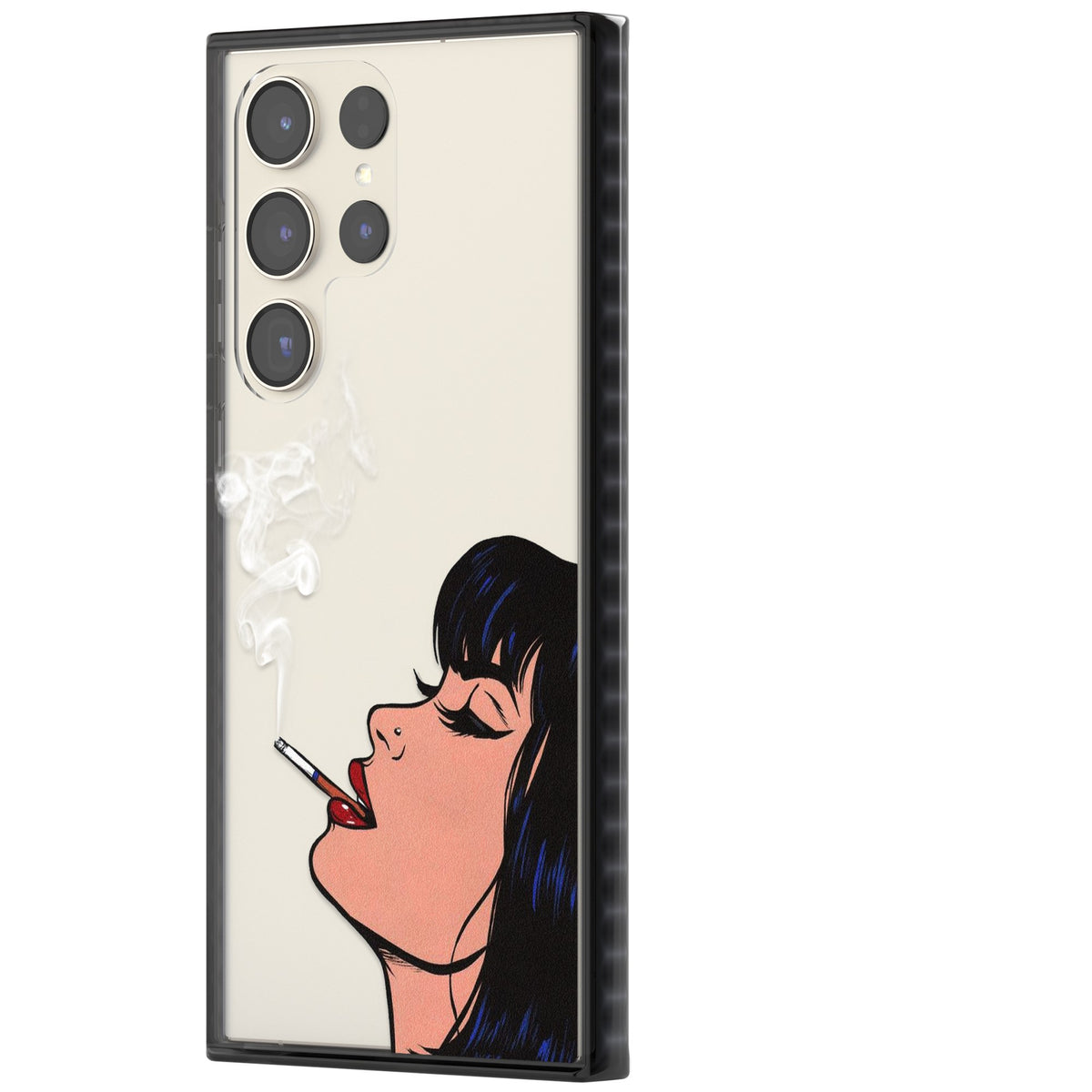 Stress Relief Samsung S22 Ultra / Samsung S23 Ultra / Samsung S24 Ultra Impact Black Phone Case side