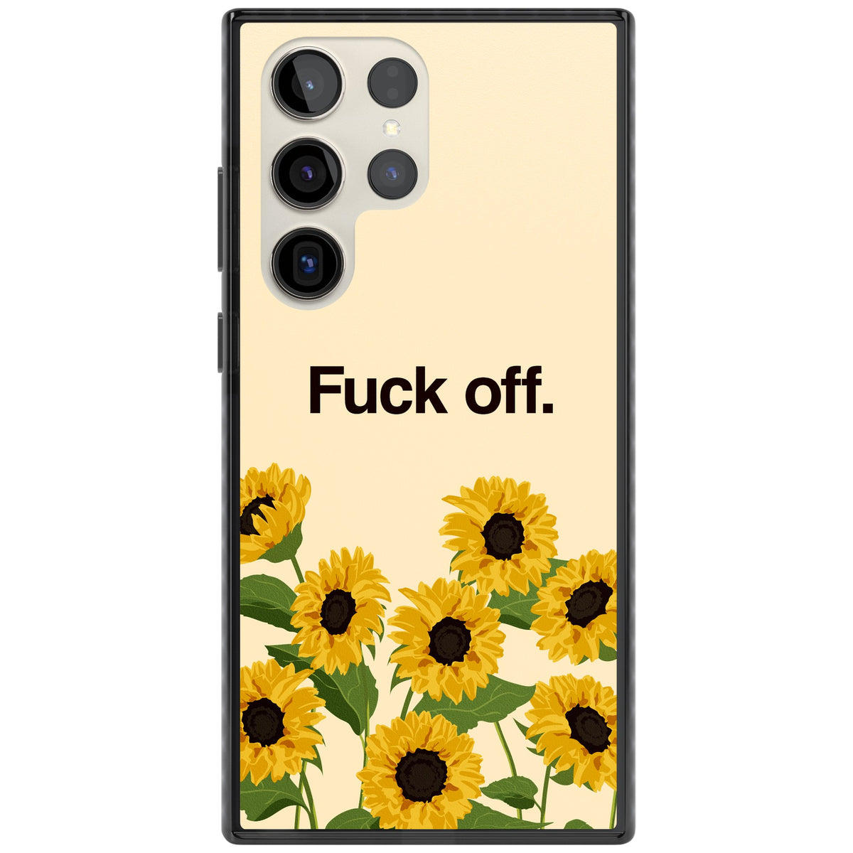 F*ck Off Samsung S22 Ultra / Samsung S23 Ultra / Samsung S24 Ultra Impact Black Phone Case front
