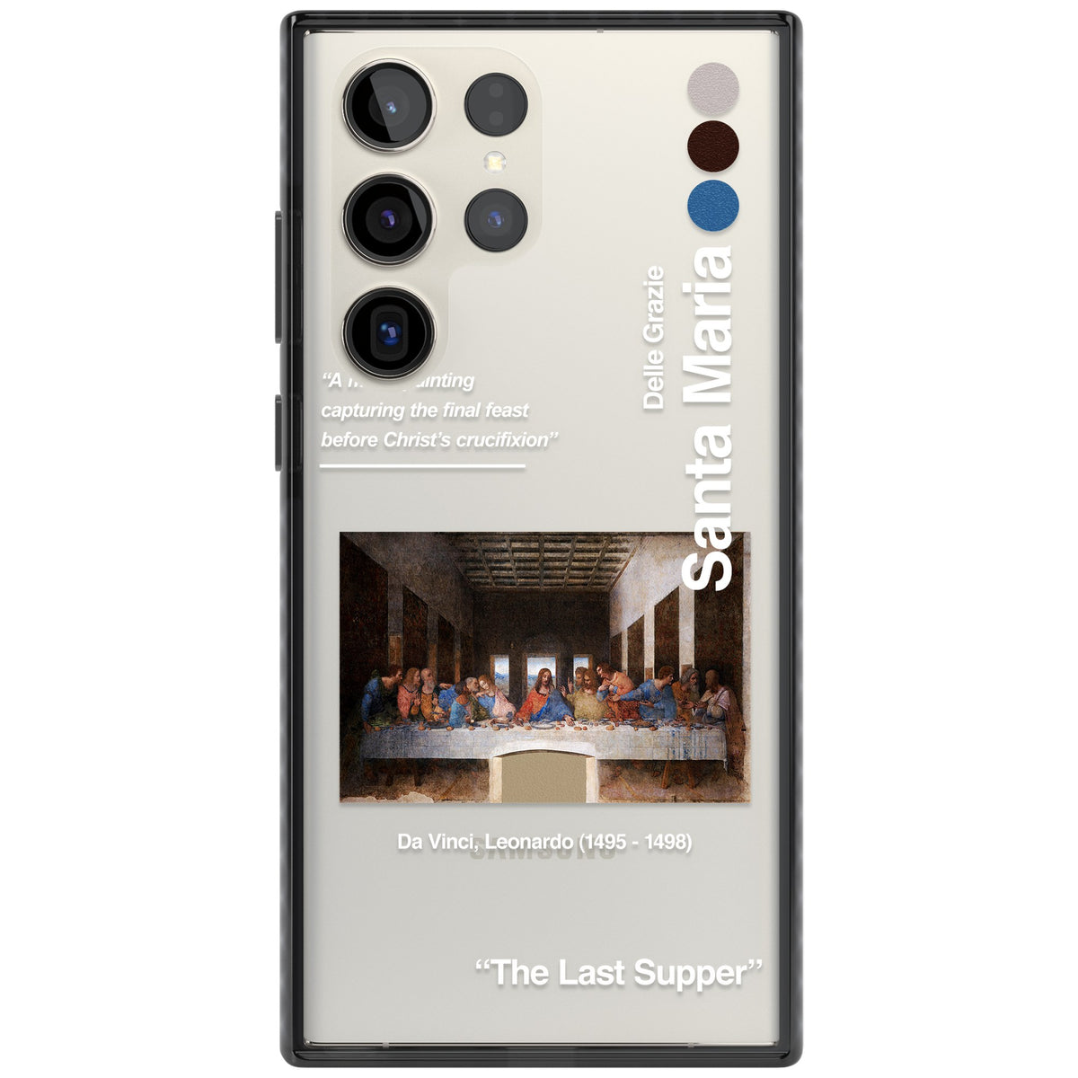 The Last Supper Samsung S22 Ultra / Samsung S23 Ultra / Samsung S24 Ultra Impact Black Phone Case front