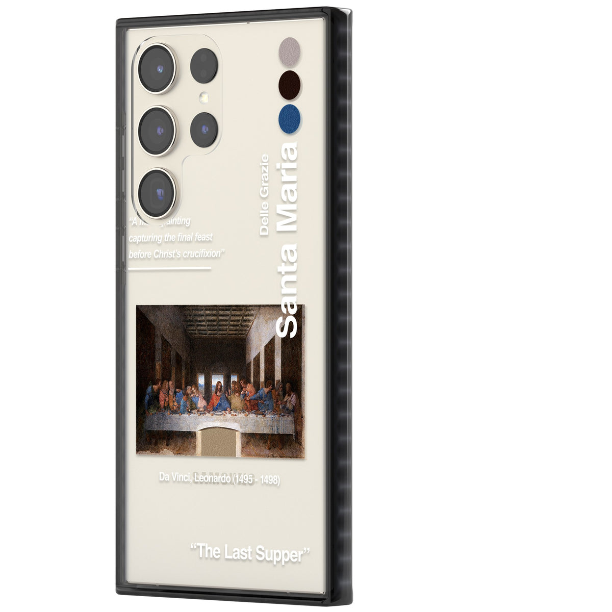 The Last Supper Samsung S22 Ultra / Samsung S23 Ultra / Samsung S24 Ultra Impact Black Phone Case side