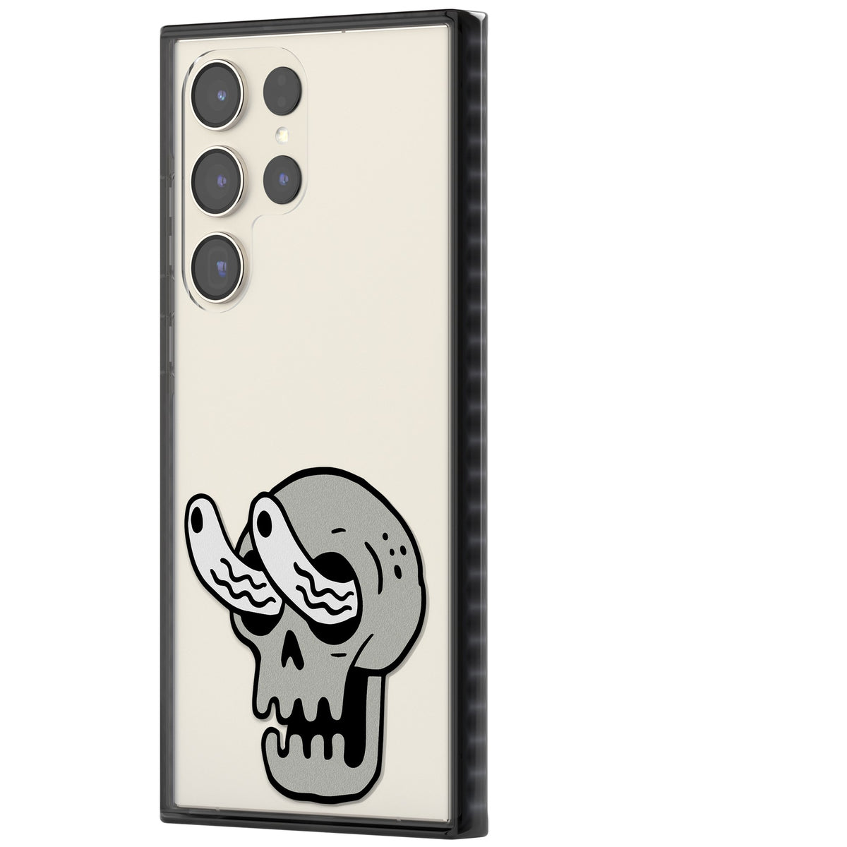 Skull Eyes Samsung S22 Ultra / Samsung S23 Ultra / Samsung S24 Ultra Impact Black Phone Case side