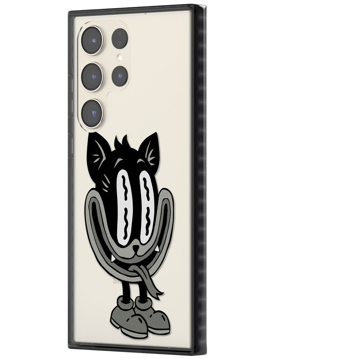 Whisker Noir Samsung S22 Ultra / Samsung S23 Ultra / Samsung S24 Ultra Impact Black Phone Case side