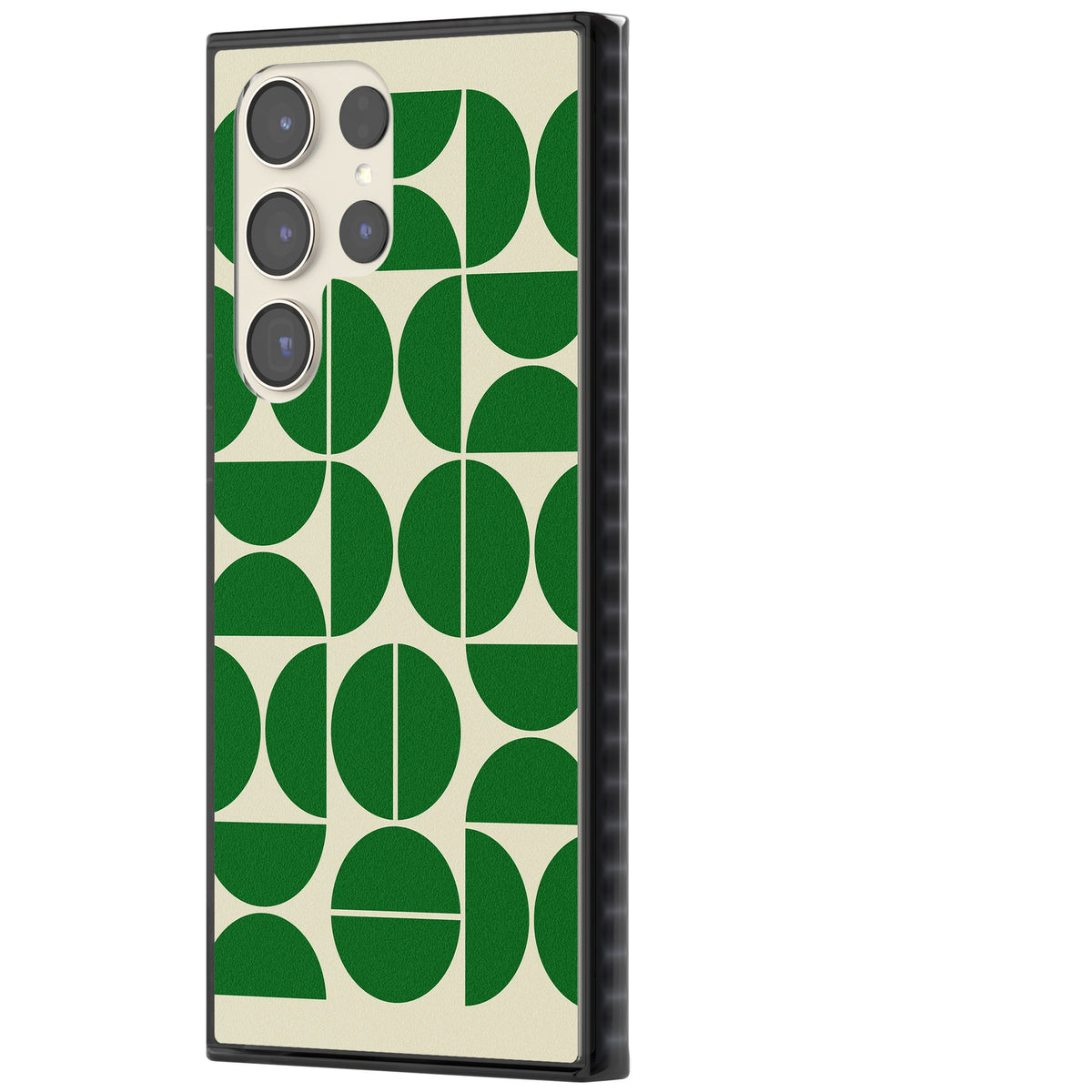 Bauhaus Green Samsung S22 Ultra / Samsung S23 Ultra / Samsung S24 Ultra Impact Black Phone Case side