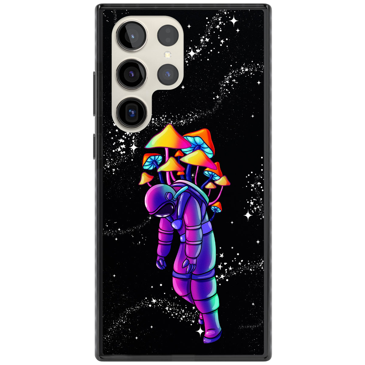 Space Mutation Samsung S22 Ultra / Samsung S23 Ultra / Samsung S24 Ultra Impact Black Phone Case front