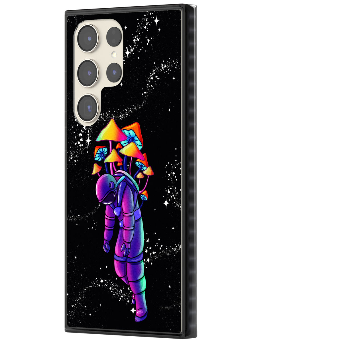 Space Mutation Samsung S22 Ultra / Samsung S23 Ultra / Samsung S24 Ultra Impact Black Phone Case side