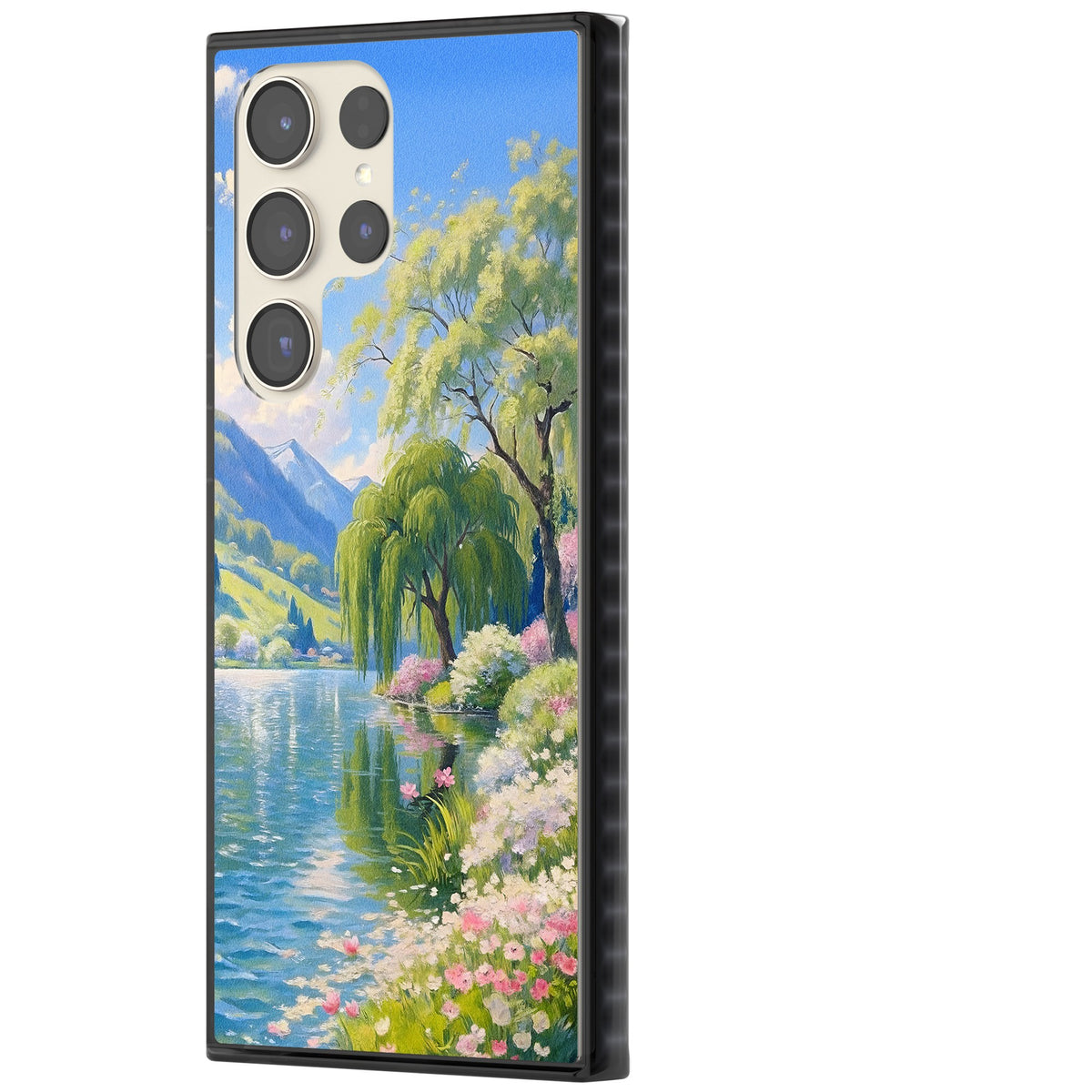 Willow Lake Samsung S22 Ultra / Samsung S23 Ultra / Samsung S24 Ultra Impact Black Phone Case side
