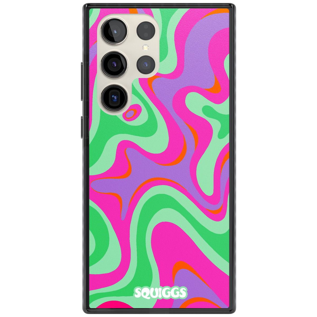 Plasma Lava Samsung S22 Ultra / Samsung S23 Ultra / Samsung S24 Ultra Impact Black Phone Case front
