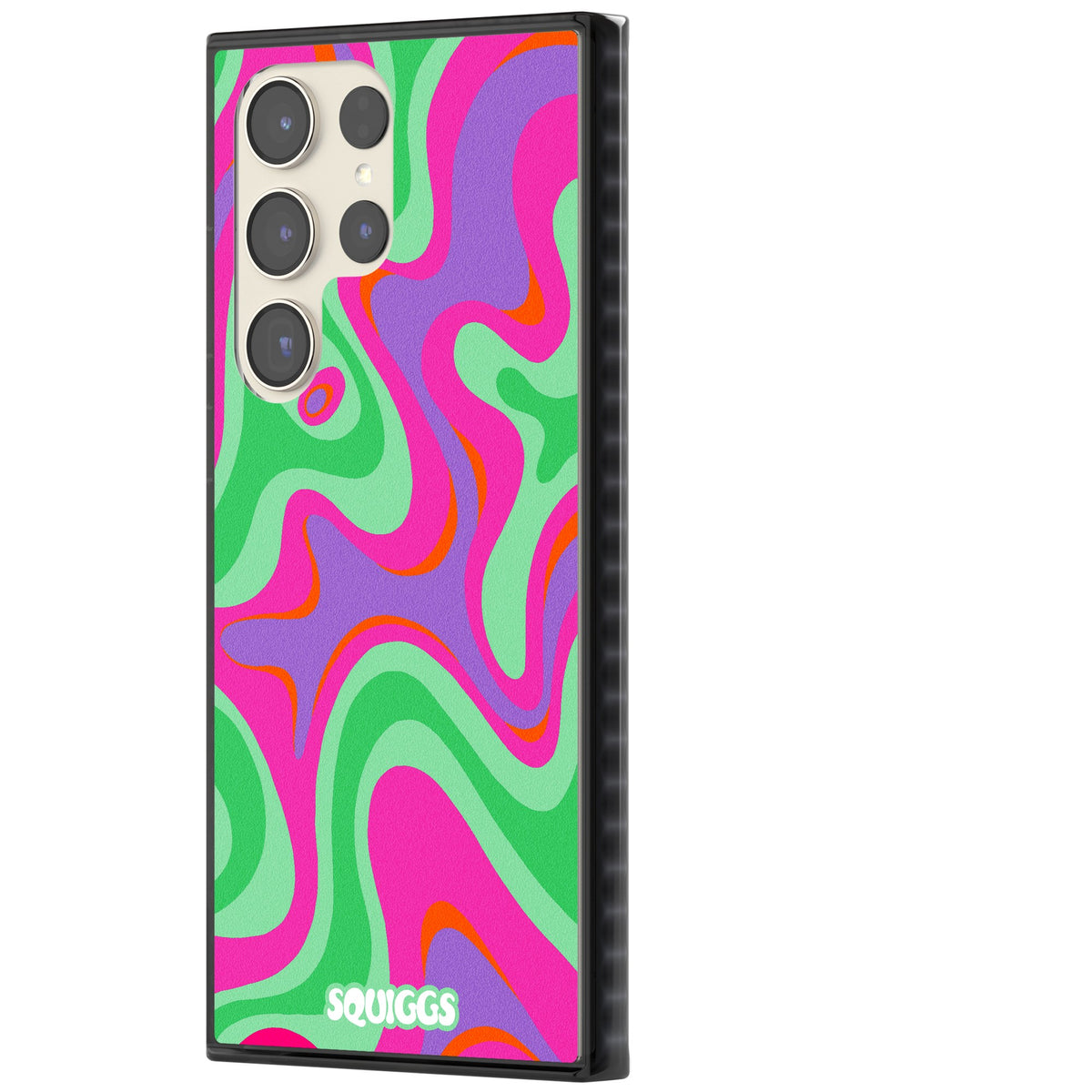 Plasma Lava Samsung S22 Ultra / Samsung S23 Ultra / Samsung S24 Ultra Impact Black Phone Case side