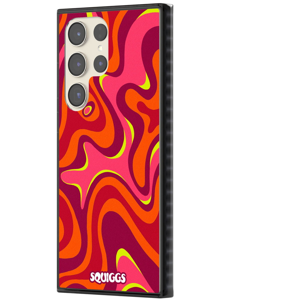 Hot Lava Samsung S22 Ultra / Samsung S23 Ultra / Samsung S24 Ultra Impact Black Phone Case side