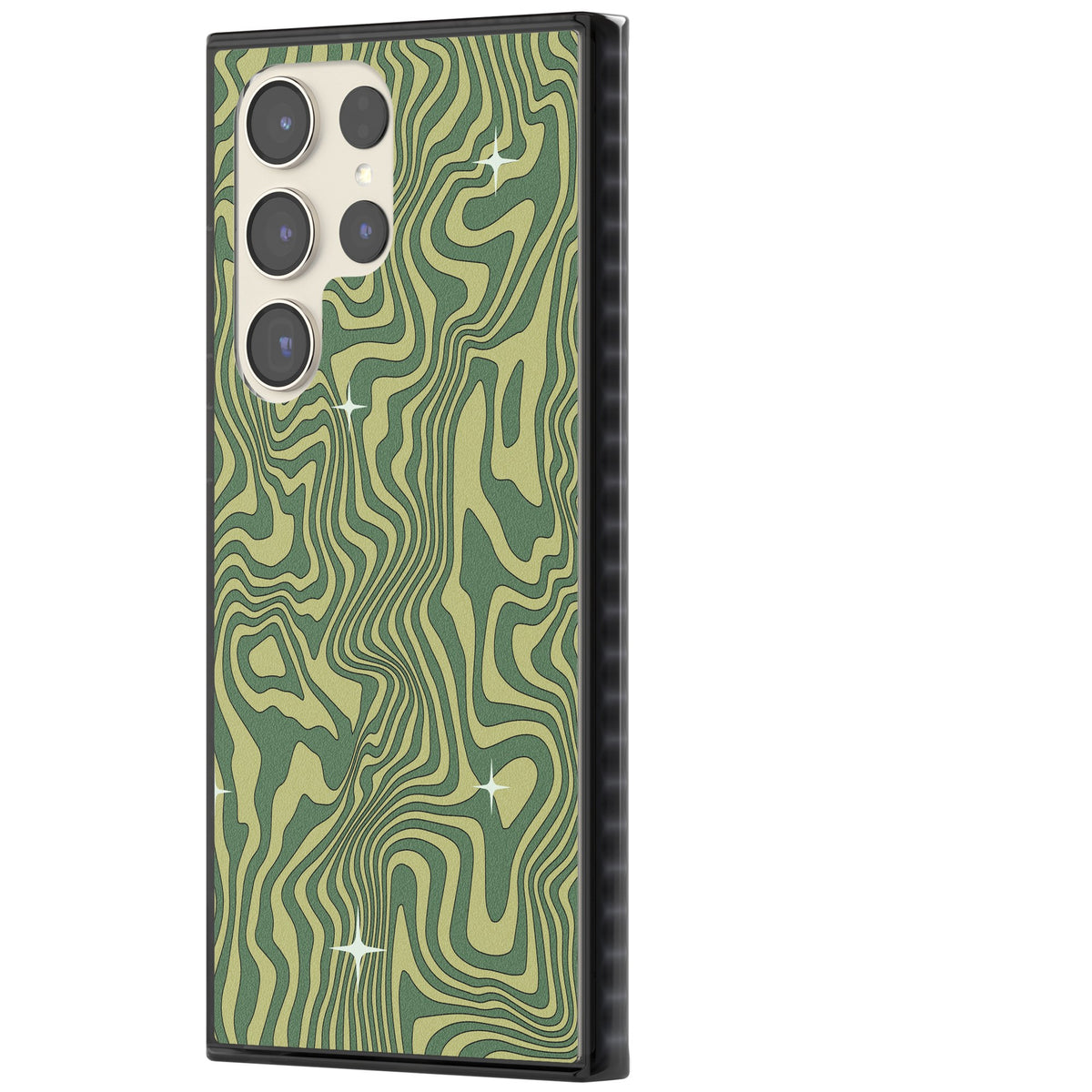 Sage Ripple Samsung S22 Ultra / Samsung S23 Ultra / Samsung S24 Ultra Impact Black Phone Case side