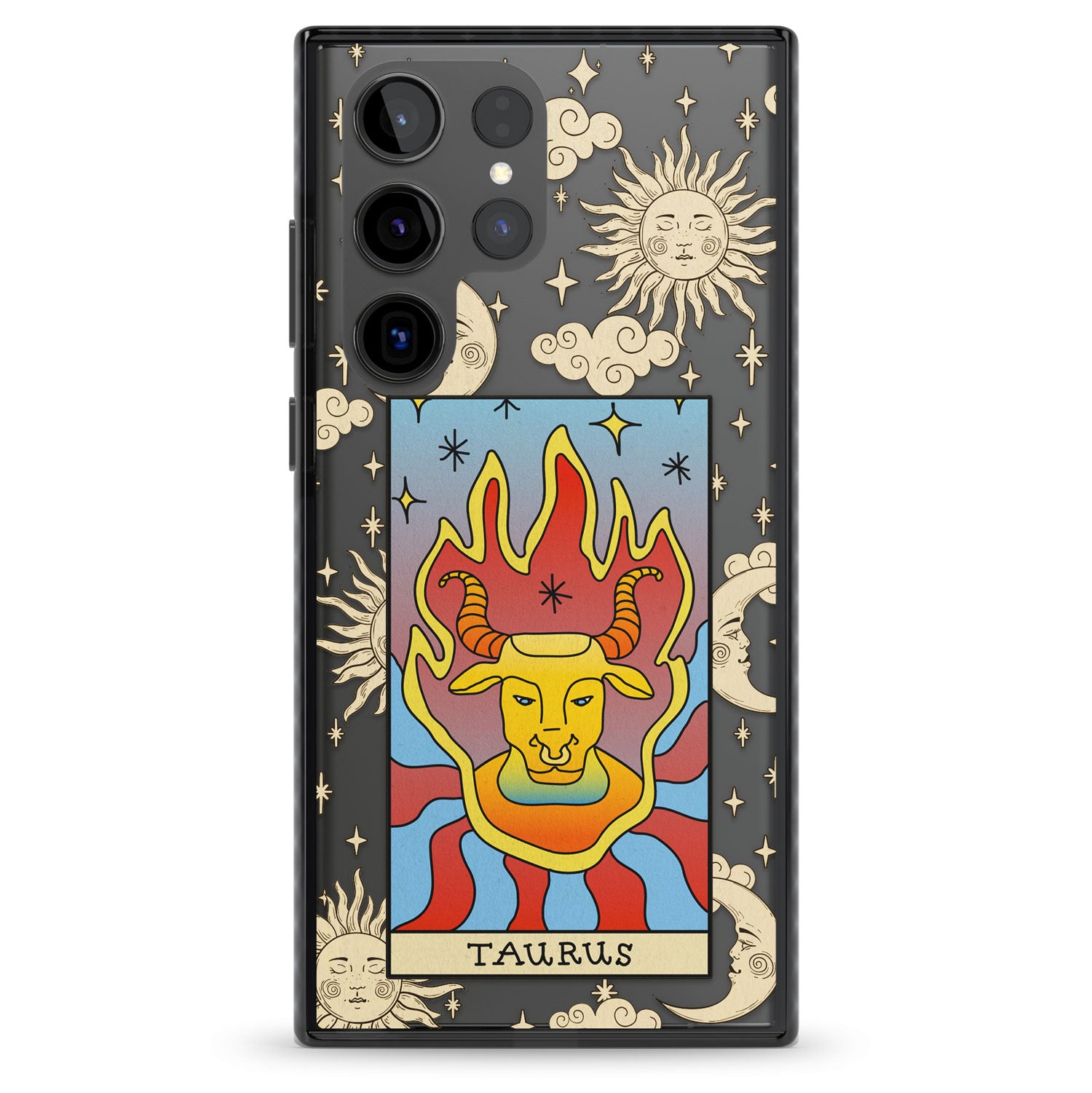 Celestial Zodiac - Taurus Impact Phone Case for Samsung Galaxy S24 Ultra , Samsung Galaxy S23 Ultra, Samsung Galaxy S22 Ultra