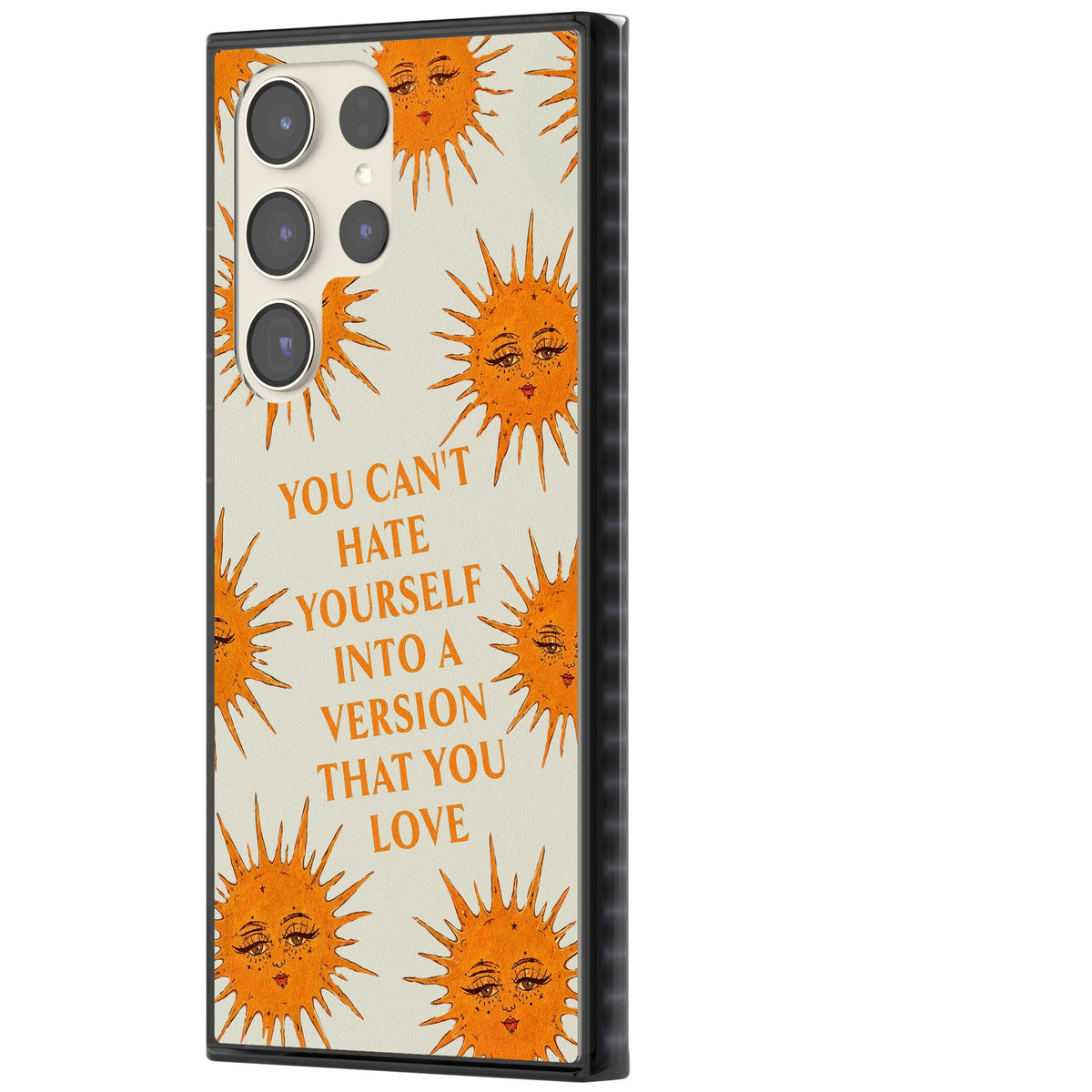 Don't Hate Yourself Samsung S22 Ultra / Samsung S23 Ultra / Samsung S24 Ultra Impact Black Phone Case side