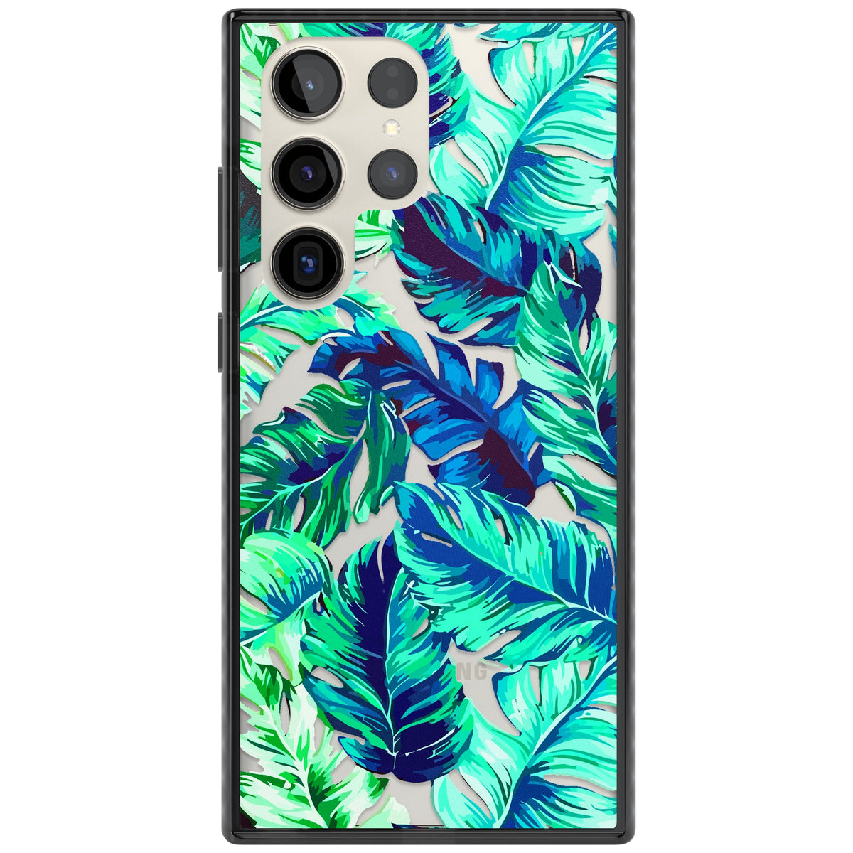 Aqua Tropic Samsung S22 Ultra / Samsung S23 Ultra / Samsung S24 Ultra Impact Black Phone Case front