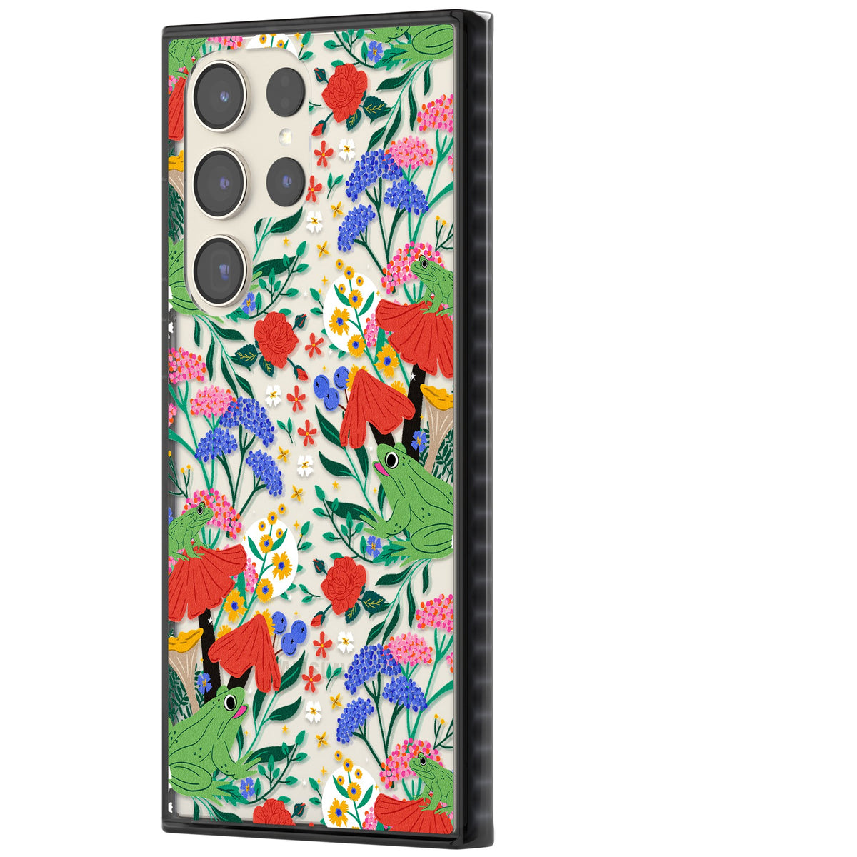 Tropical Samsung S22 Ultra / Samsung S23 Ultra / Samsung S24 Ultra Impact Black Phone Case side
