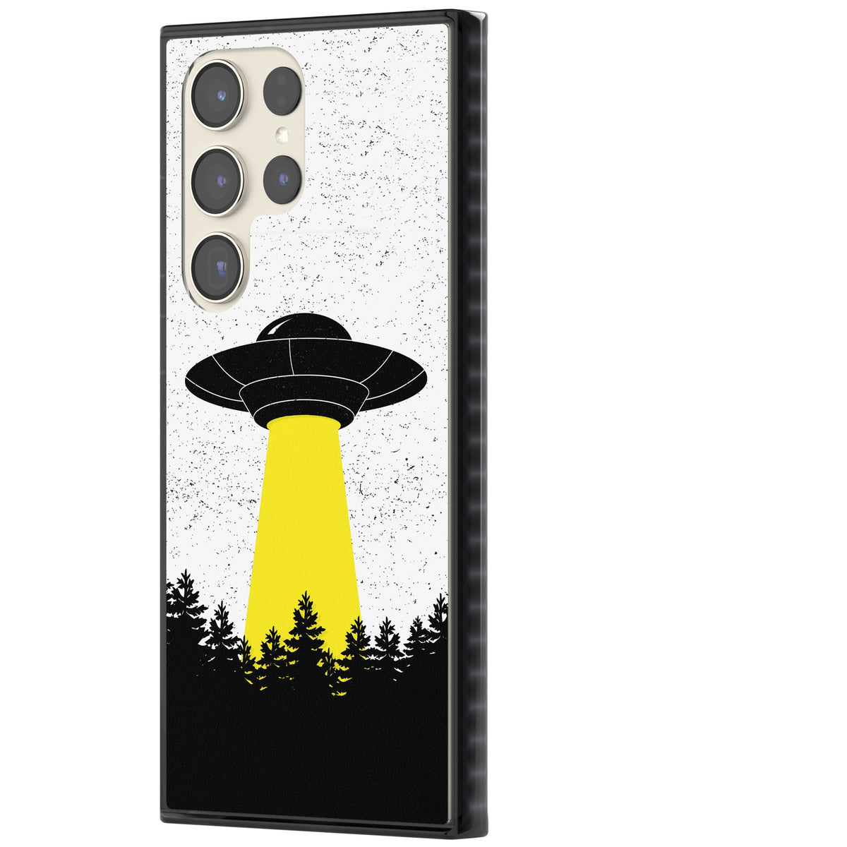 Alien Abduction Samsung S22 Ultra / Samsung S23 Ultra / Samsung S24 Ultra Impact Black Phone Case side