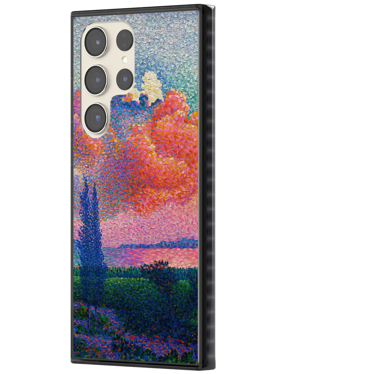 The Pink Cloud Samsung S22 Ultra / Samsung S23 Ultra / Samsung S24 Ultra Impact Black Phone Case side