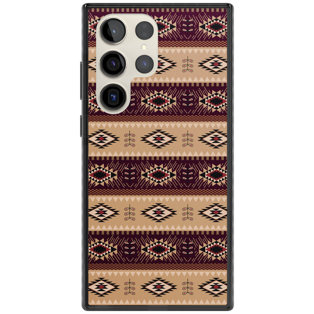 Western Poncho Samsung S22 Ultra / Samsung S23 Ultra / Samsung S24 Ultra Impact Black Phone Case front