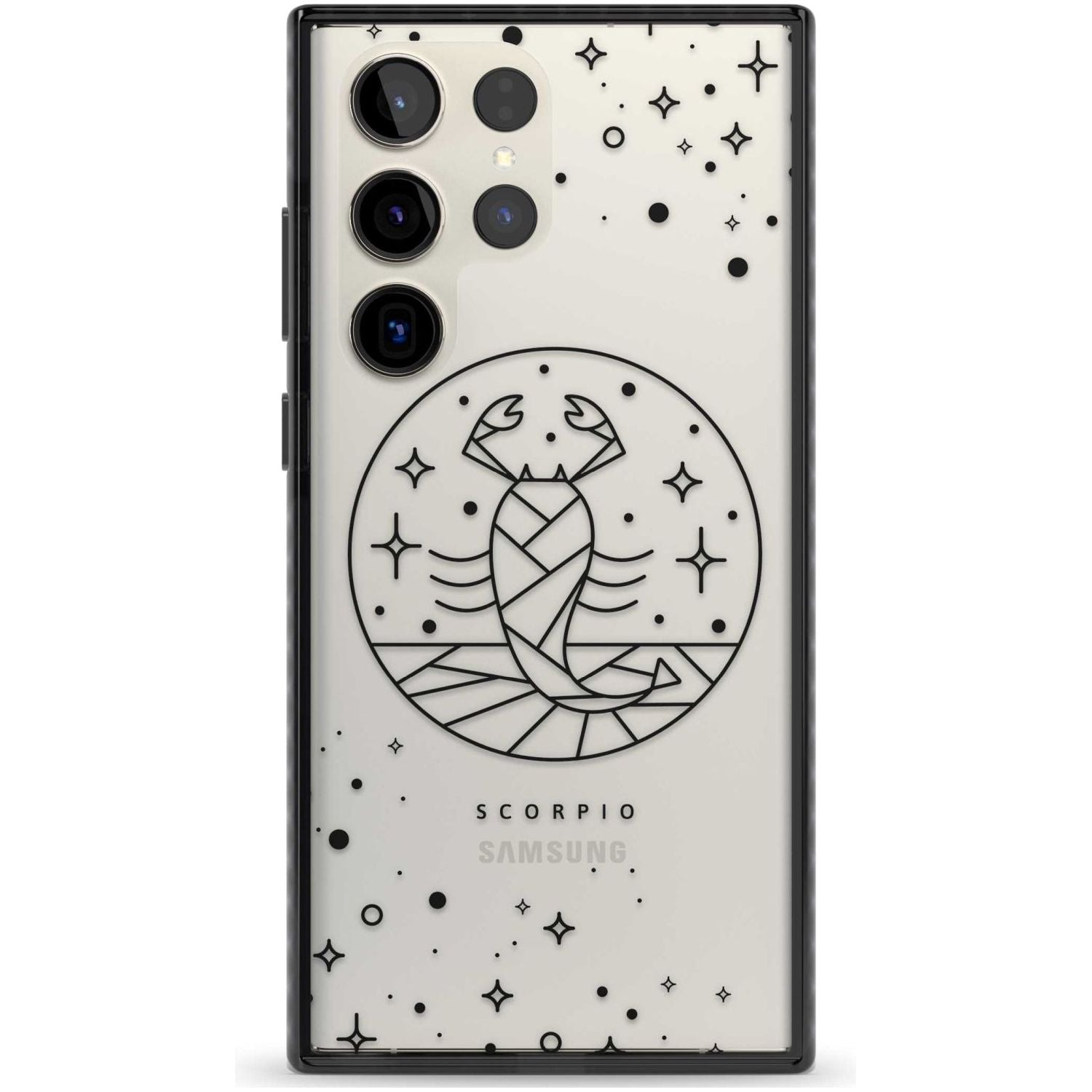 Scorpio Emblem Cosmic Design