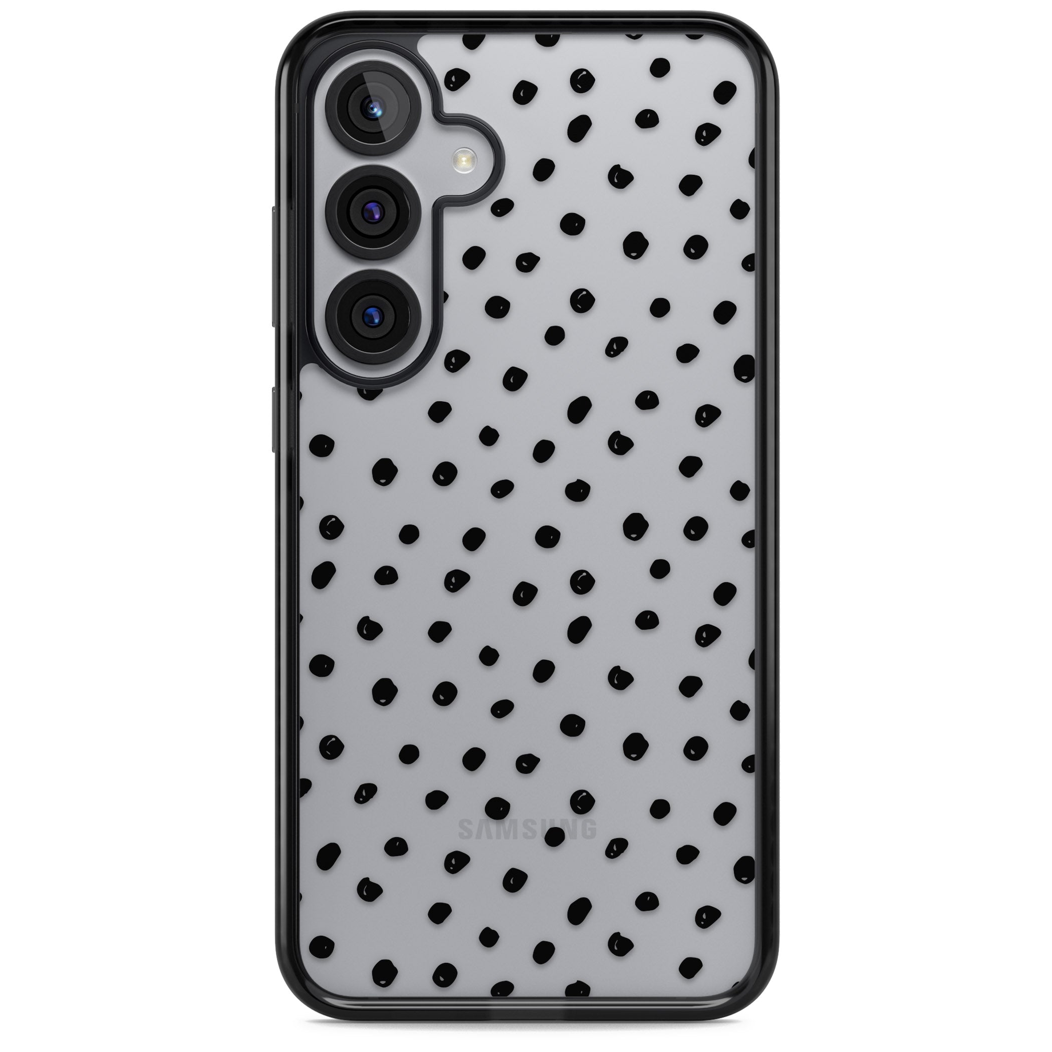 Messy Black Dot Pattern