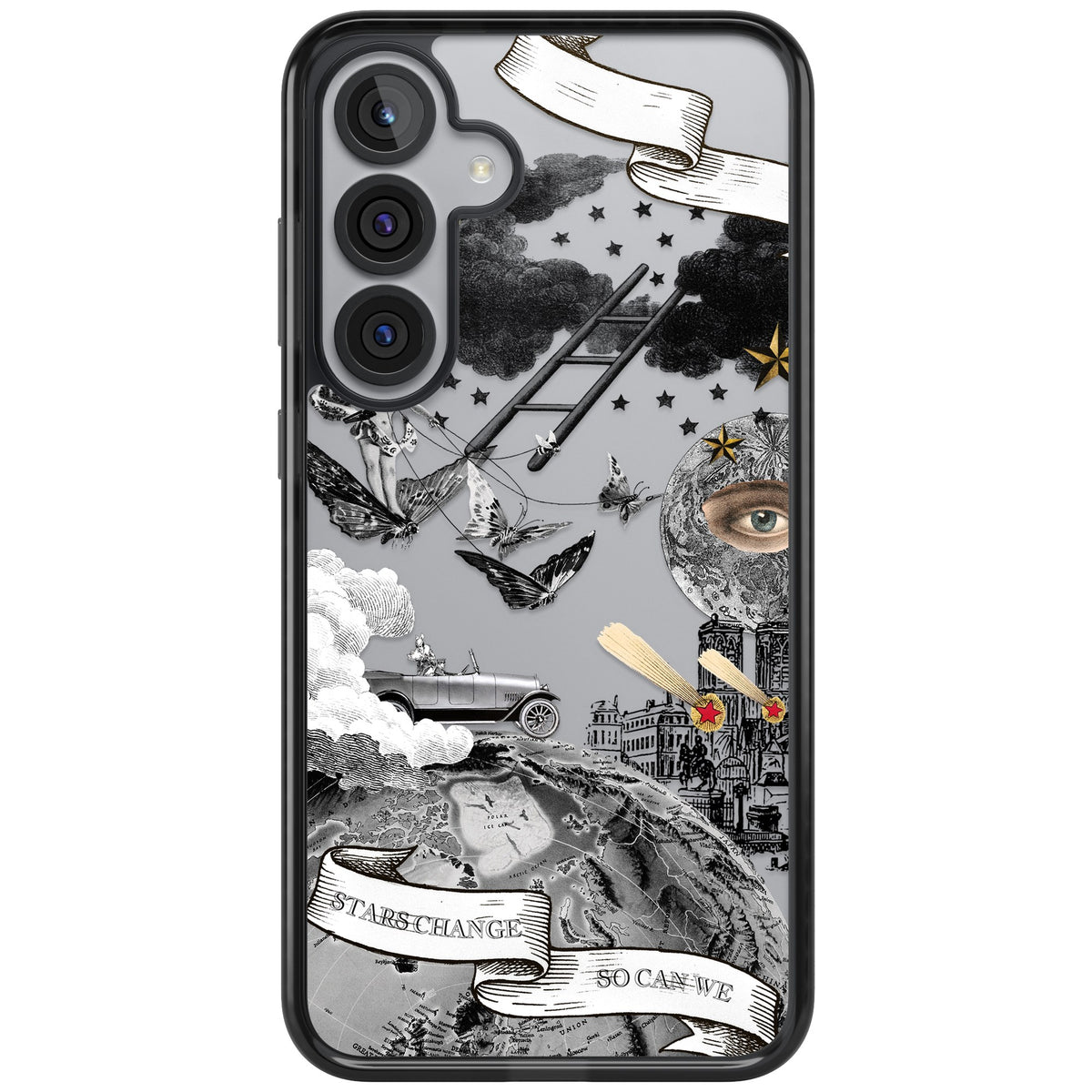 Stars Change So Can We Samsung S25 Plus / Samsung S26 / Samsung S26 Plus Impact Black Phone Case front