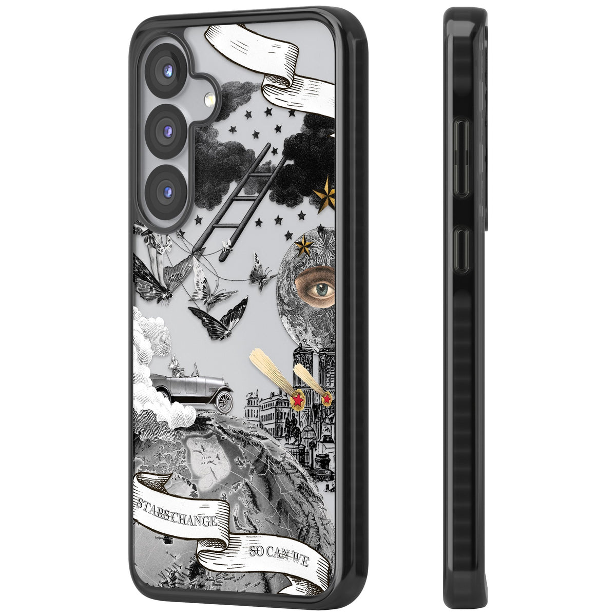 Stars Change So Can We Samsung S25 / Samsung S25 Plus / Samsung S26 / Samsung S26 Plus Impact Black Phone Case side