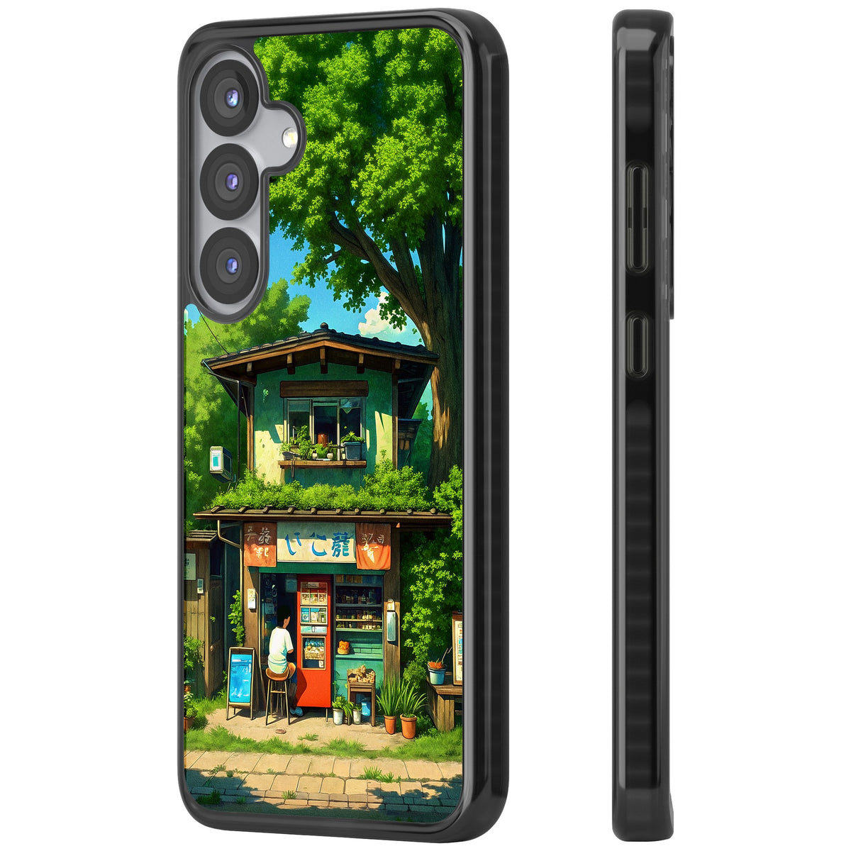 Countryside Kiosk Samsung S25 / Samsung S25 Plus / Samsung S26 / Samsung S26 Plus Impact Black Phone Case side