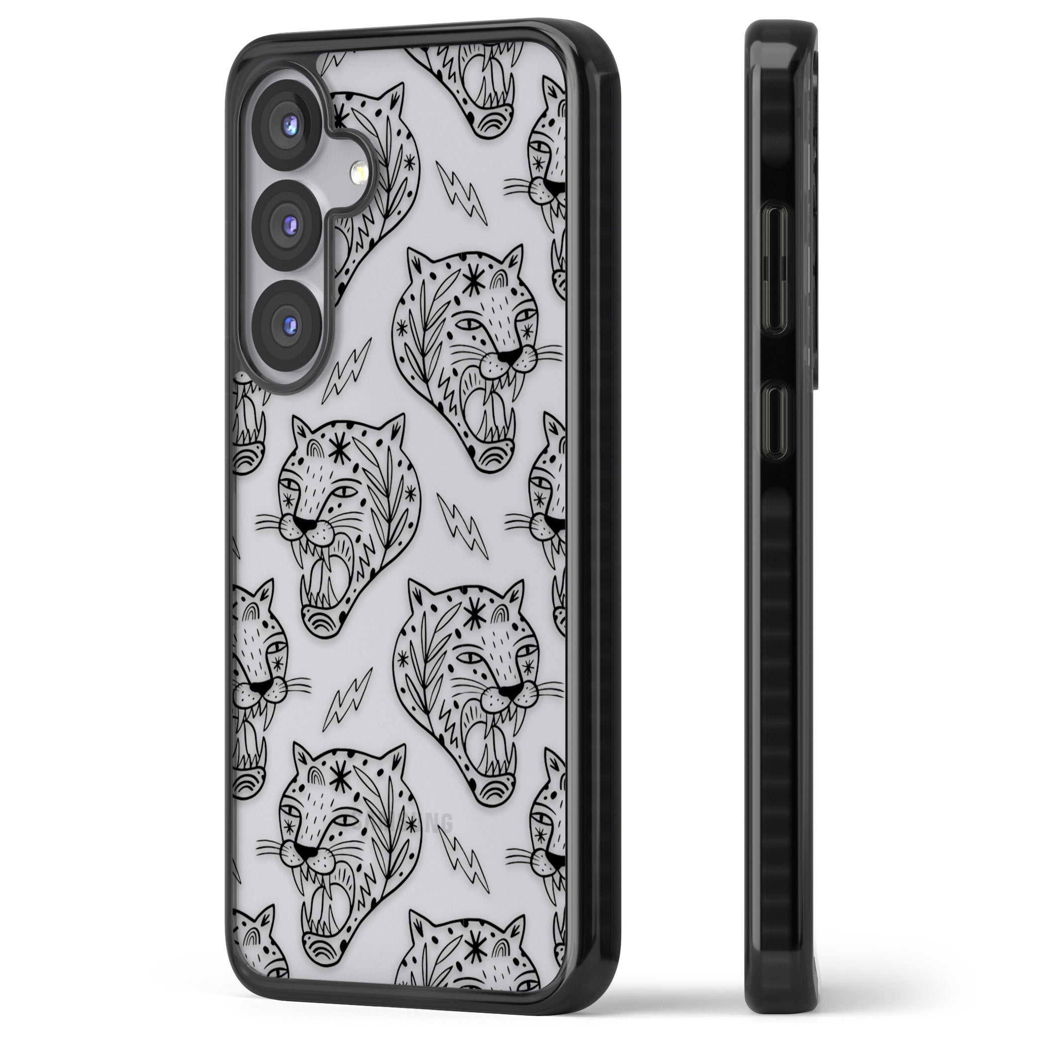 Black Tiger Roar Pattern