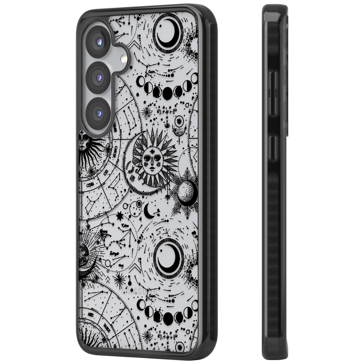 Astral Mystic Samsung S25 / Samsung S25 Plus / Samsung S26 / Samsung S26 Plus Impact Black Phone Case side