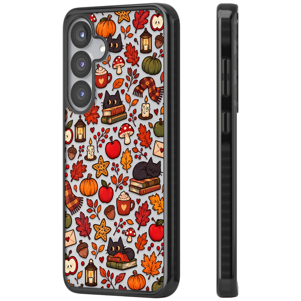 Autumn Mix Samsung S25 / Samsung S25 Plus / Samsung S26 / Samsung S26 Plus Impact Black Phone Case side