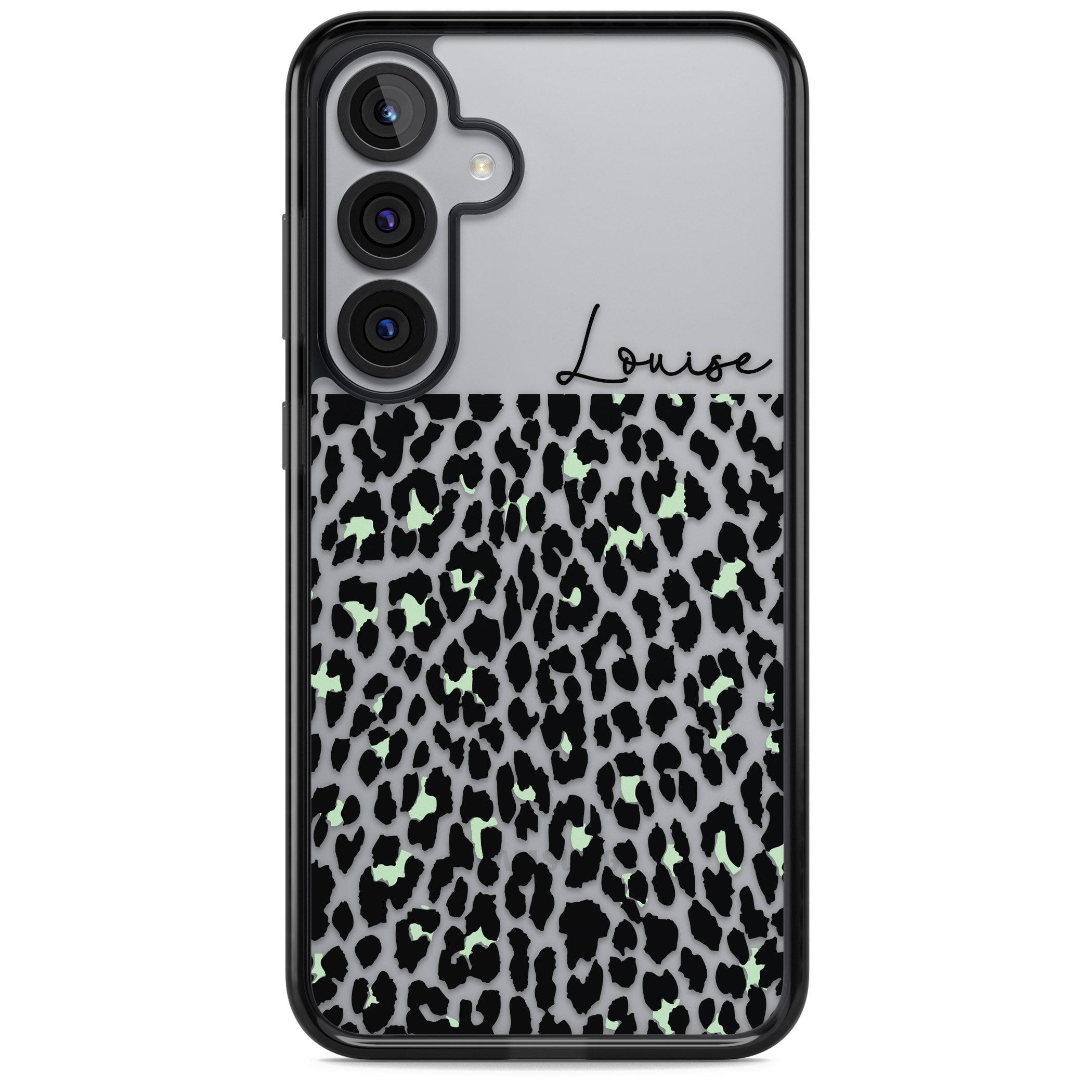 Personalised Seafoam Leopard