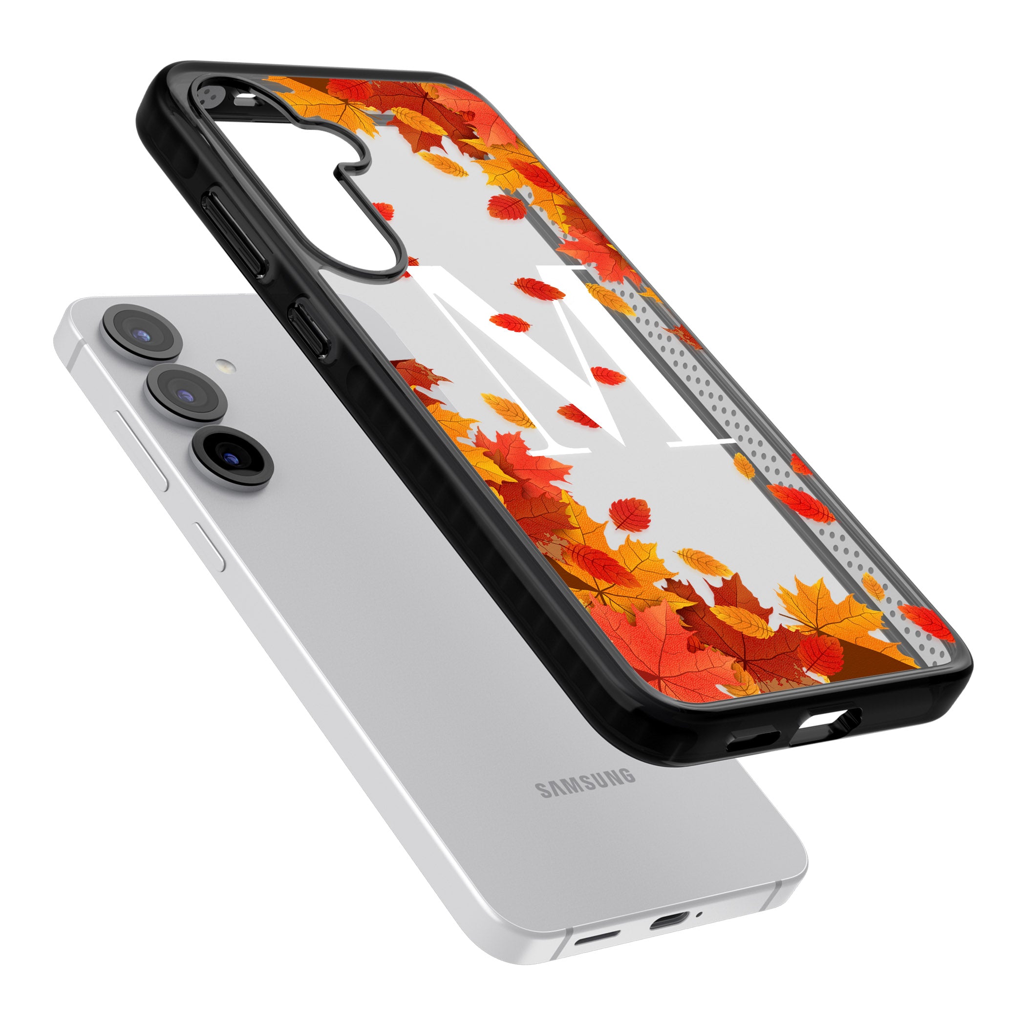 Personalised Autumn Leaves Monogram