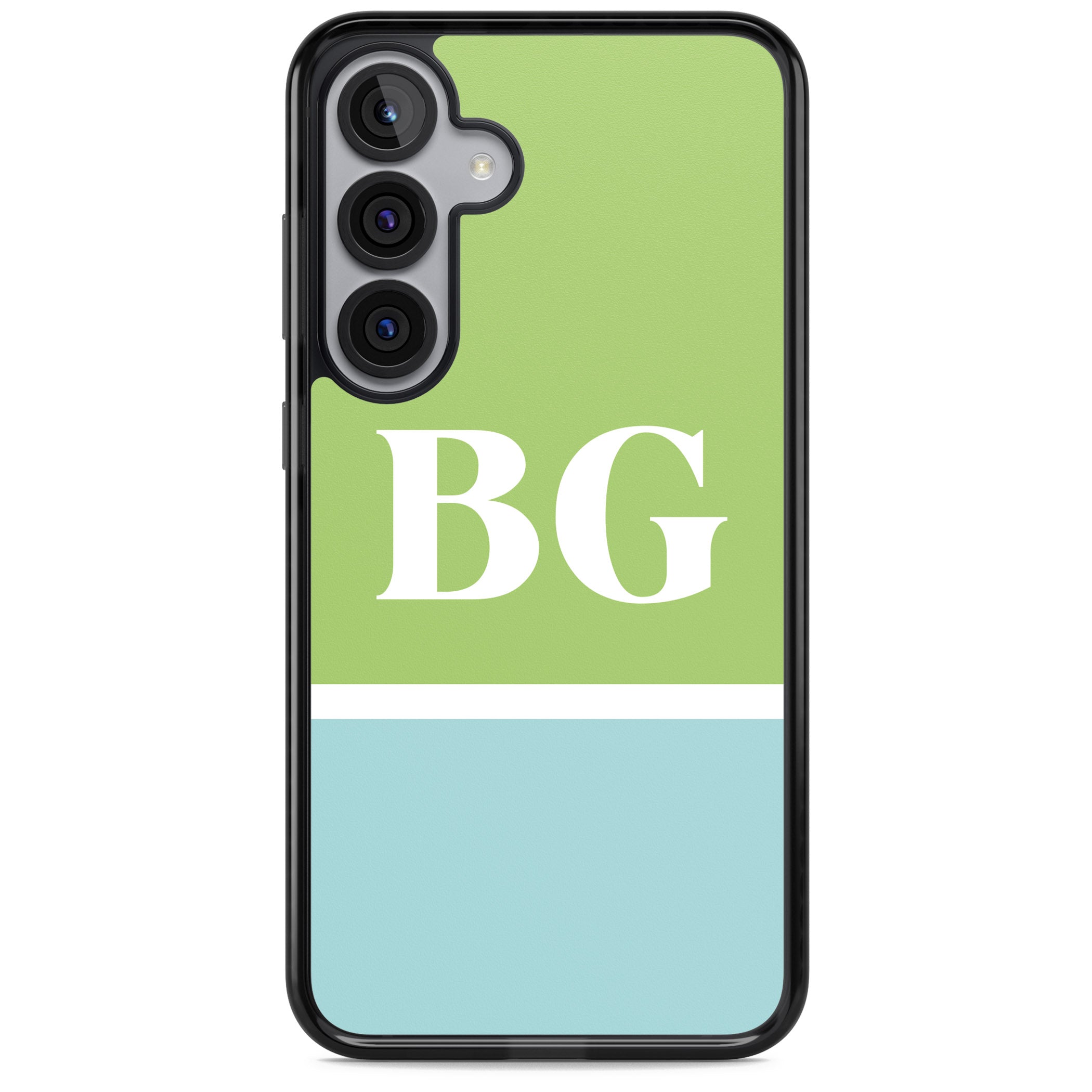 Personalised Colorblock: Green & Turquoise